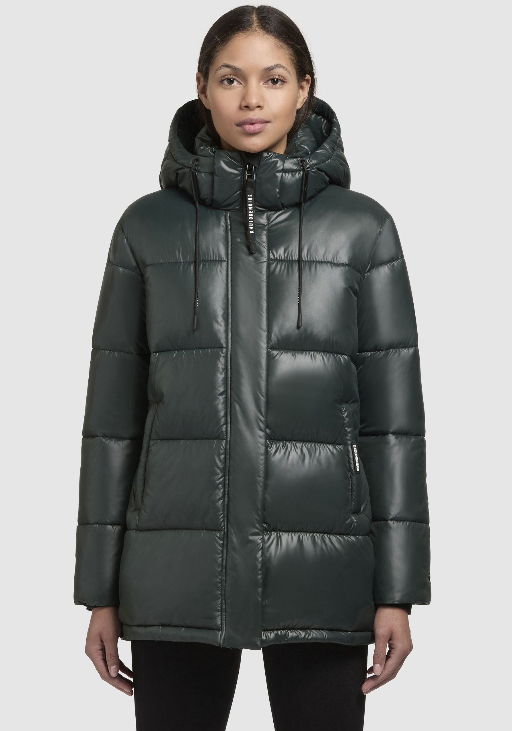 khujo Steppjacke »WORD3 SATIN«, mit Kapuze khujo Steppjacke »WORD3 SATIN«, mit Kapuze von khujo