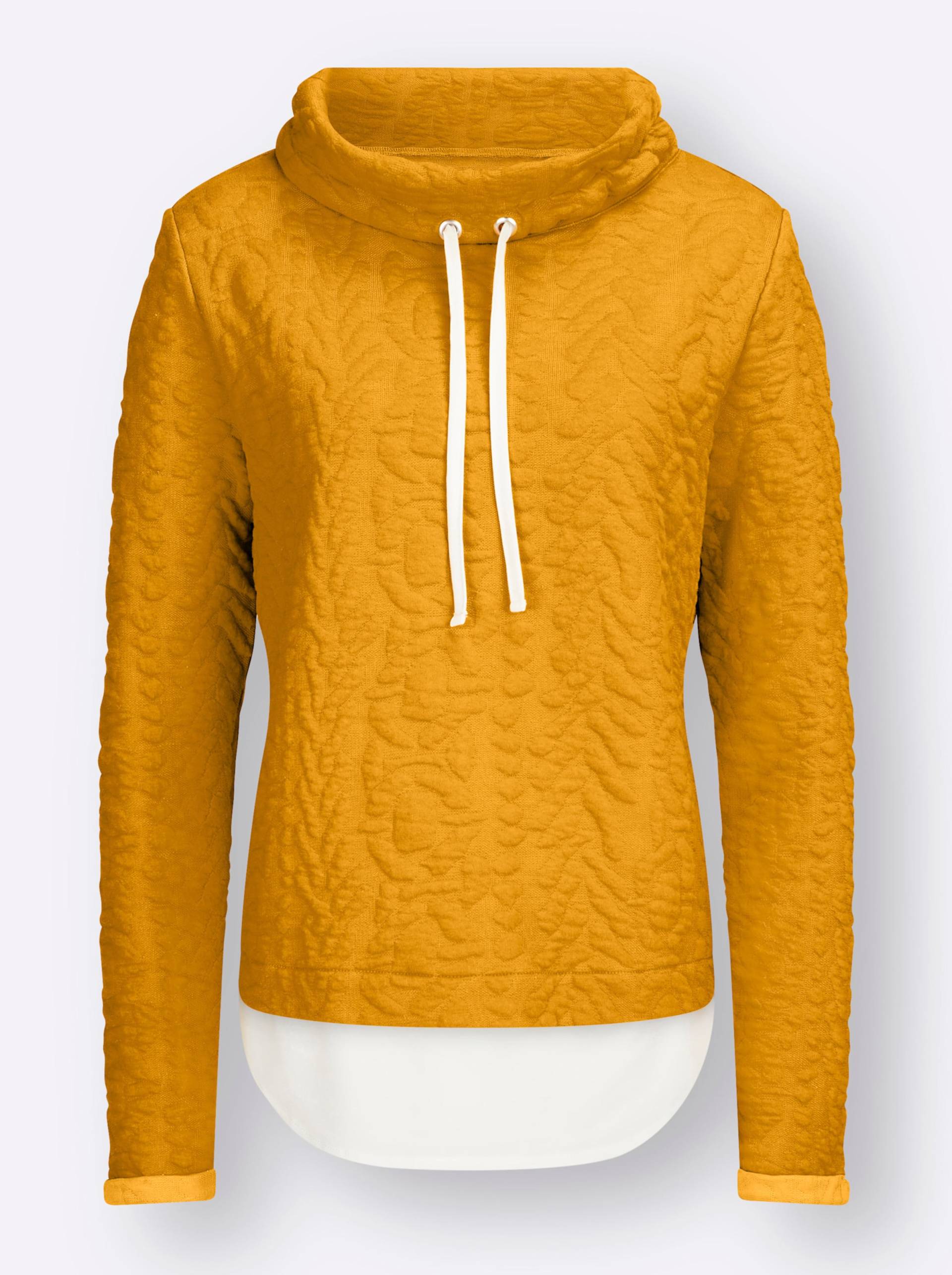 2-in-1-Sweatshirt in ocker von heine