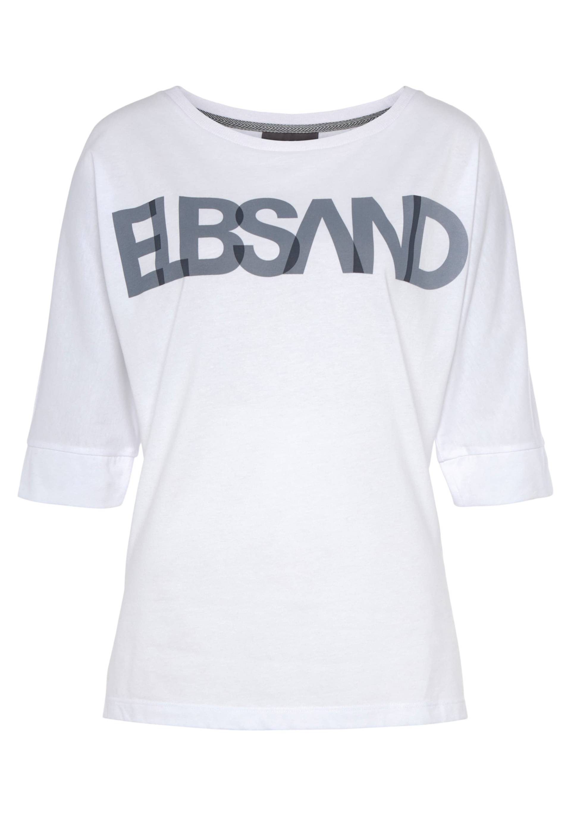 3/4-Arm-Shirt in bright white von Elbsand