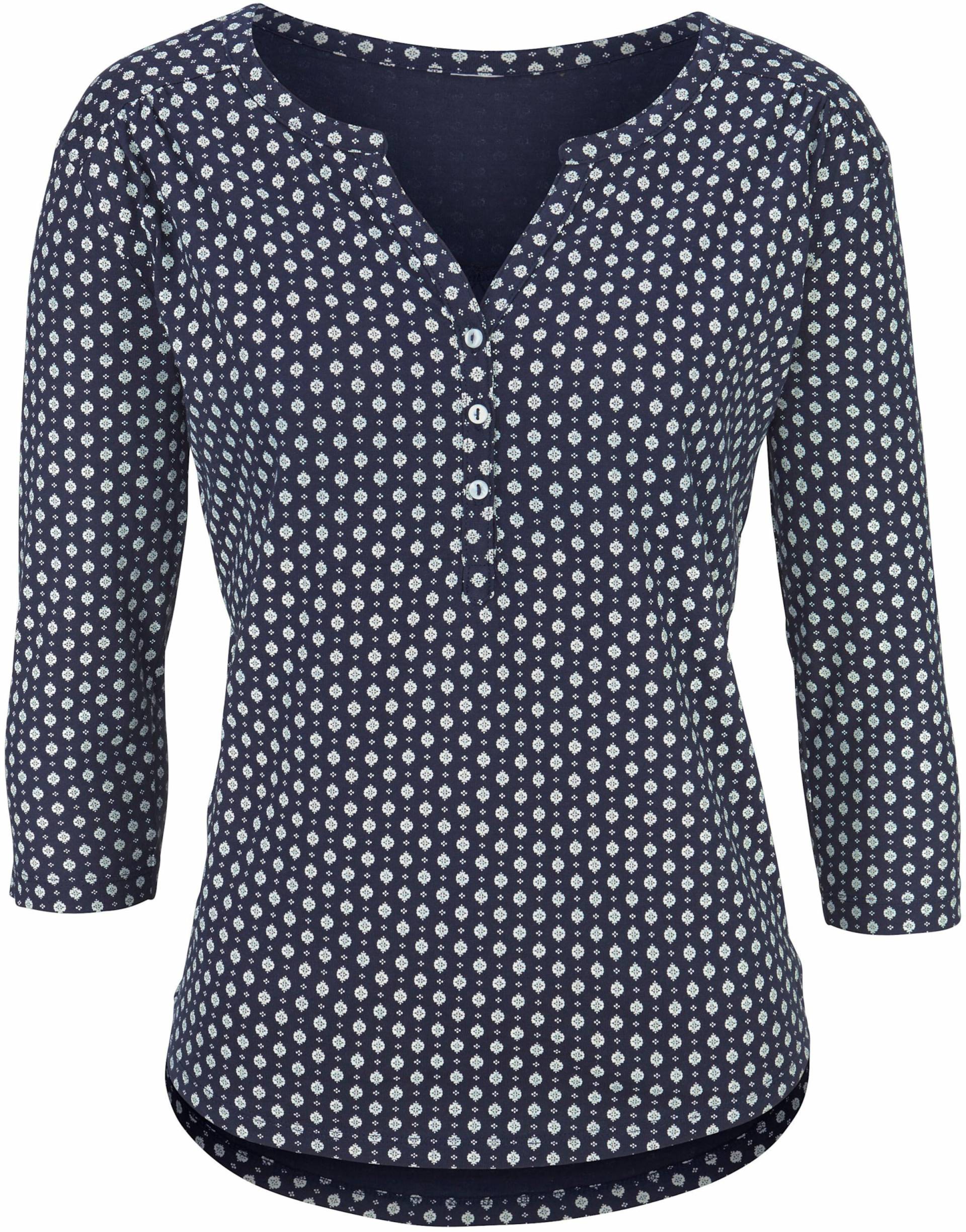 3/4-Arm-Shirt in navy von LASCANA