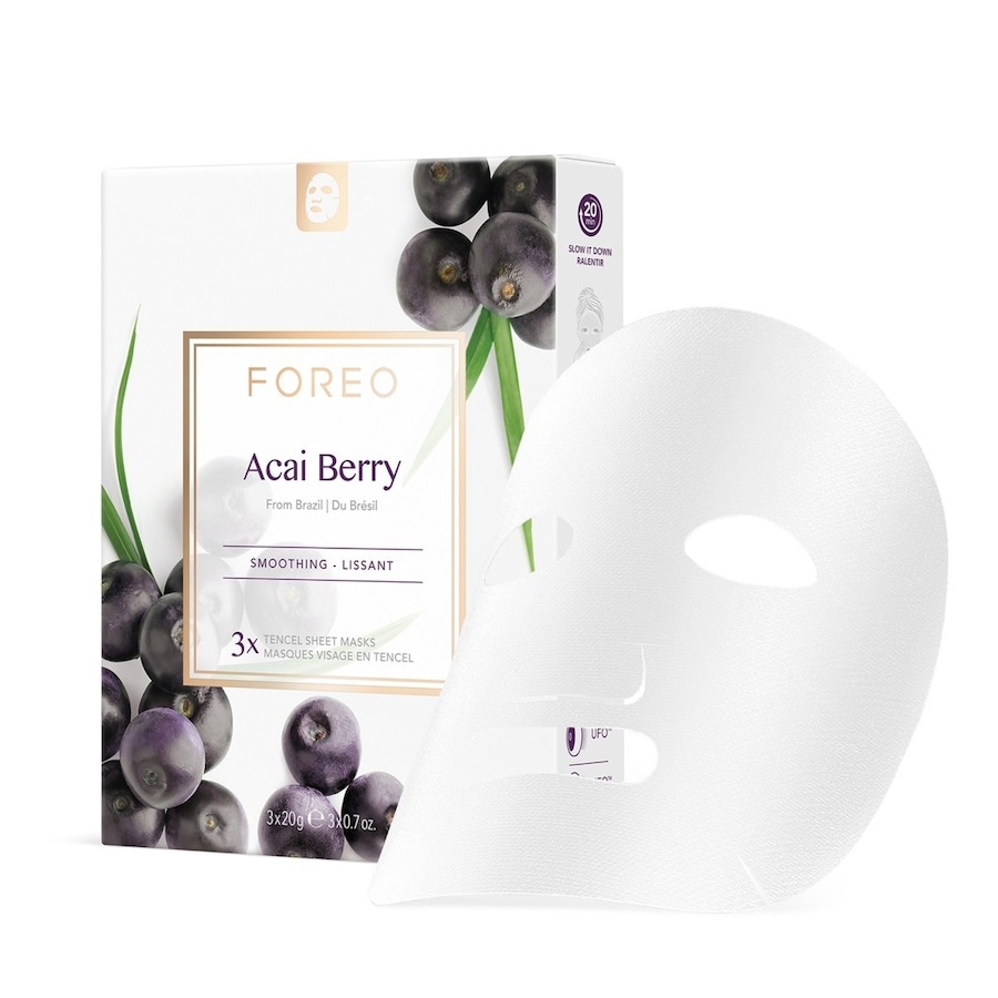 FOREO Skincare FOREO Skincare Acai Berry Sheet Mask Farm To Face Collection Tuchmasken tuchmaske 3.0 pieces von Foreo