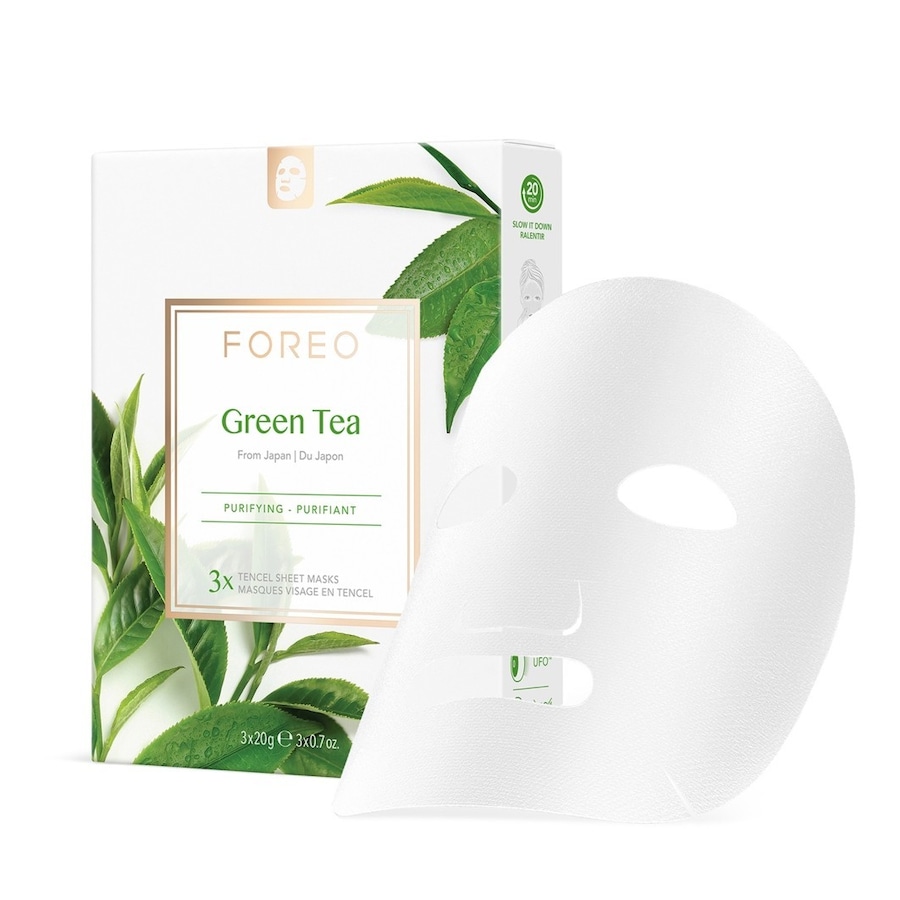 FOREO Skincare FOREO Skincare Green Tea Sheet Mask Farm To Face Collection Tuchmasken tuchmaske 3.0 pieces von Foreo