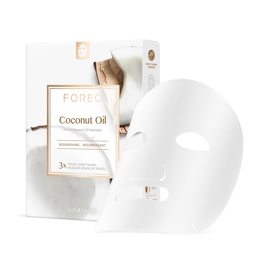 FOREO Skincare FOREO Skincare COCONUT OIL SHEET MASK FARM TO FACE COLLECTION TUCH tuchmaske 3.0 pieces von Foreo