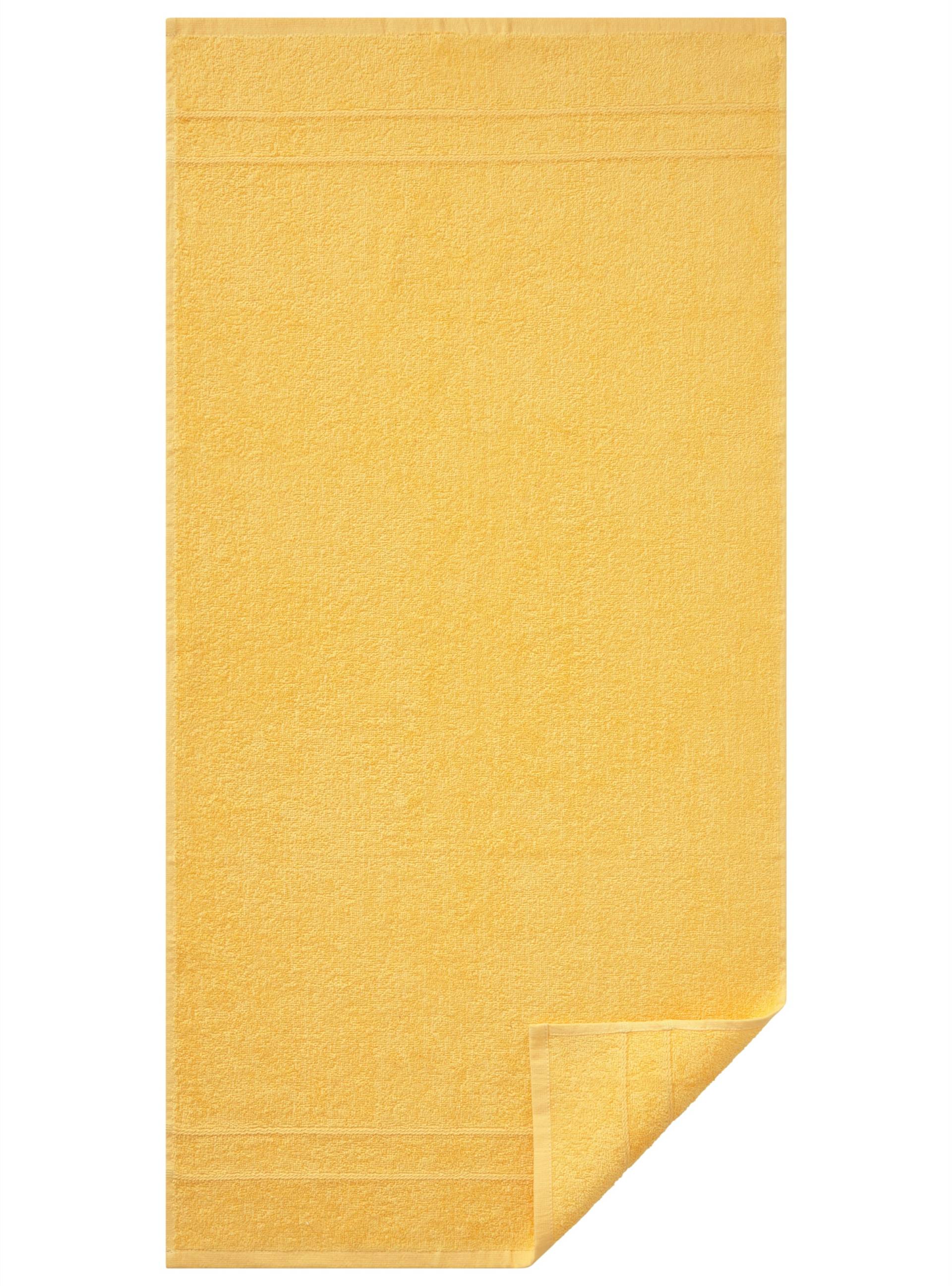 4-tlg. Handtuch-Sparset in gelb von wäschepur