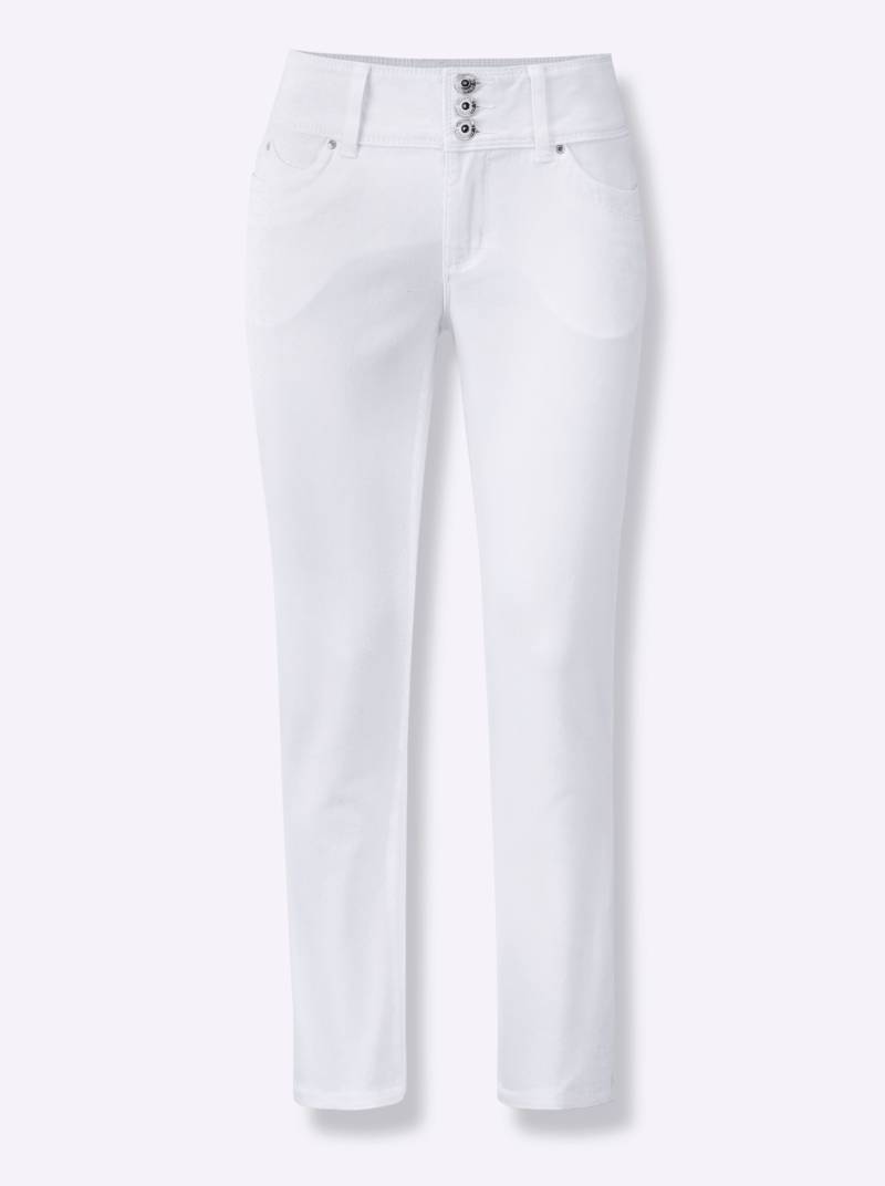 7/8-Jeans in weiss von heine