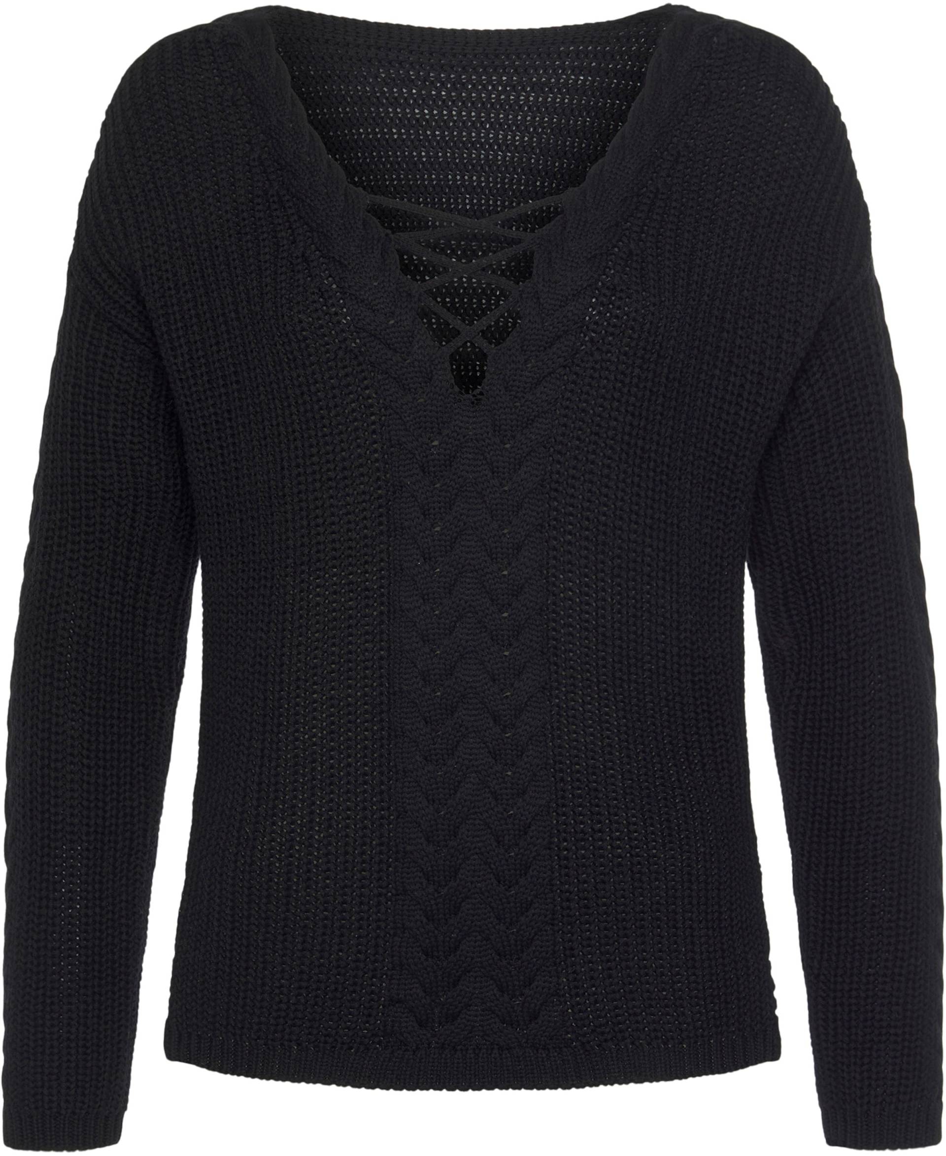 Strickpullover in schwarz von LASCANA