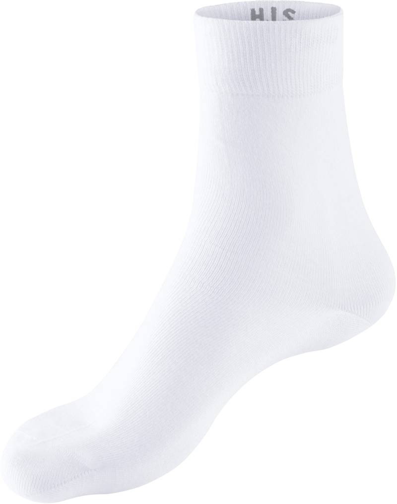 Basicsocken in 2x schwarz, 2x blau, 2x blau-meliert, 2x jeans-meliert, 2x weiss von H.I.S