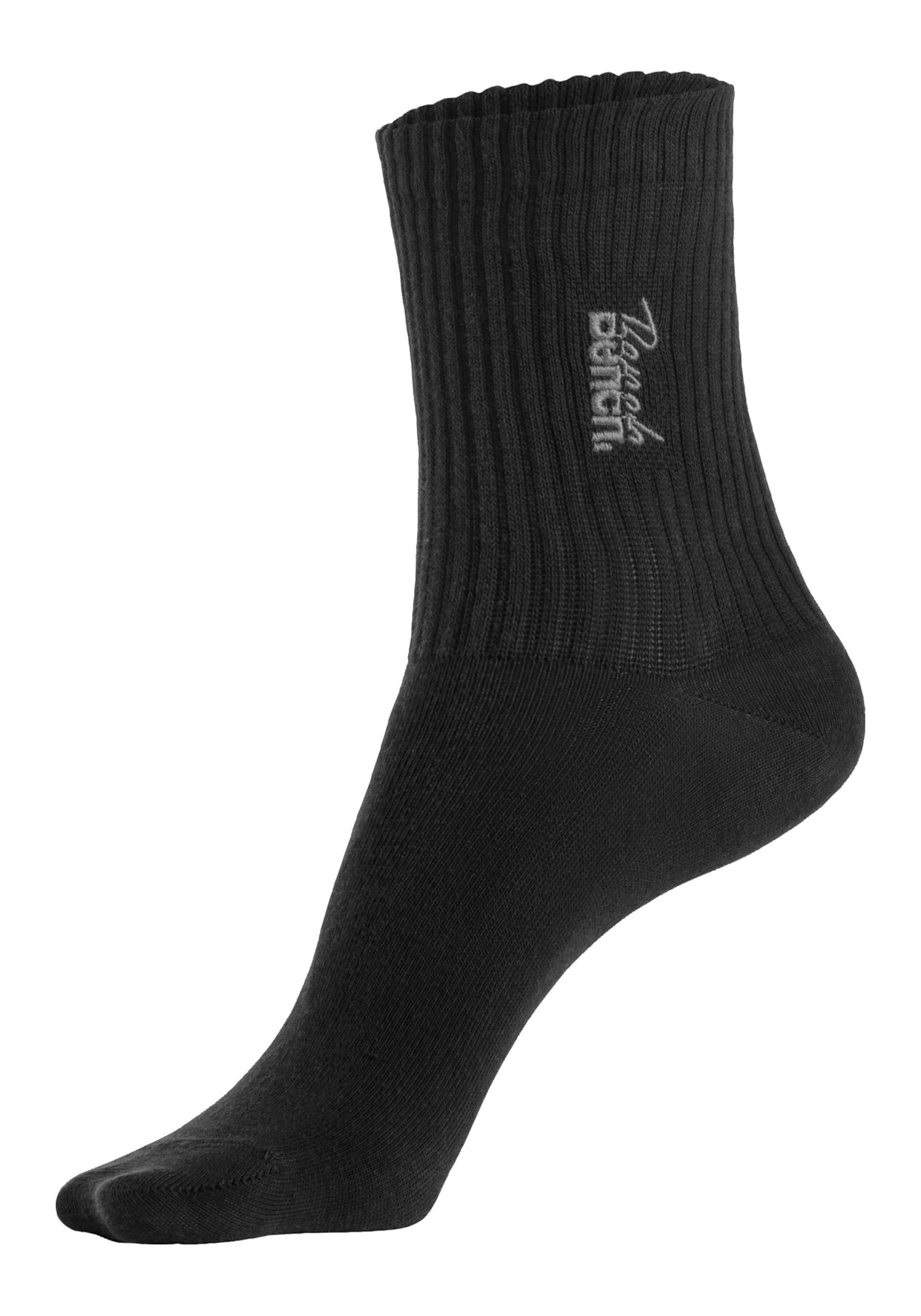 Basicsocken in 3x schwarz von Bench.