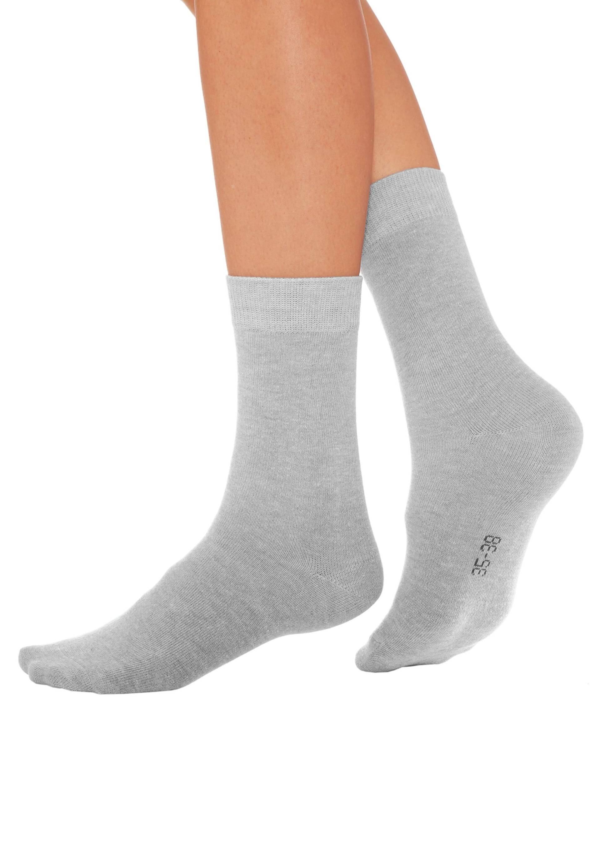 Basicsocken in braun von Lavana