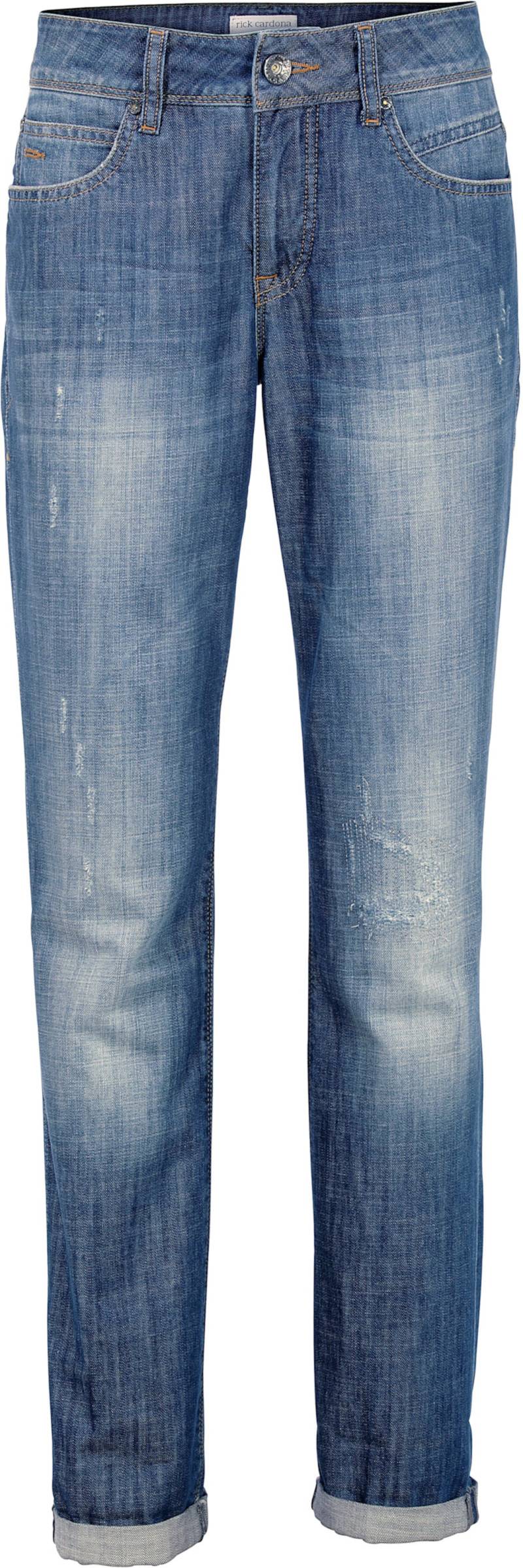 Bauchweg-Jeans in blue stone von heine