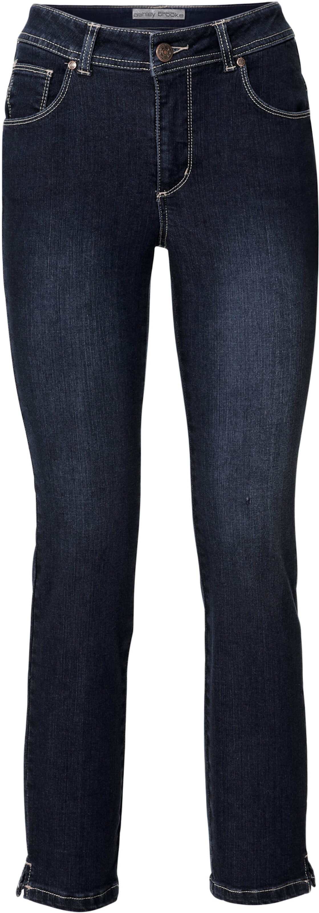 Bauchweg-Jeans in dark denim von heine