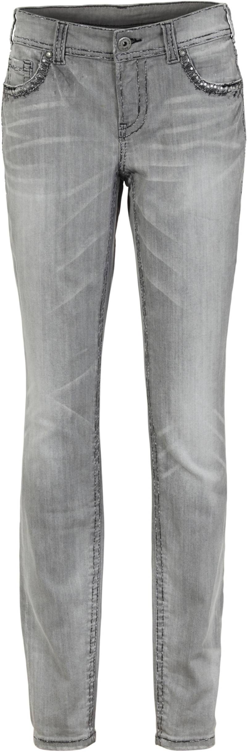 Bauchweg-Jeans in grey denim von heine