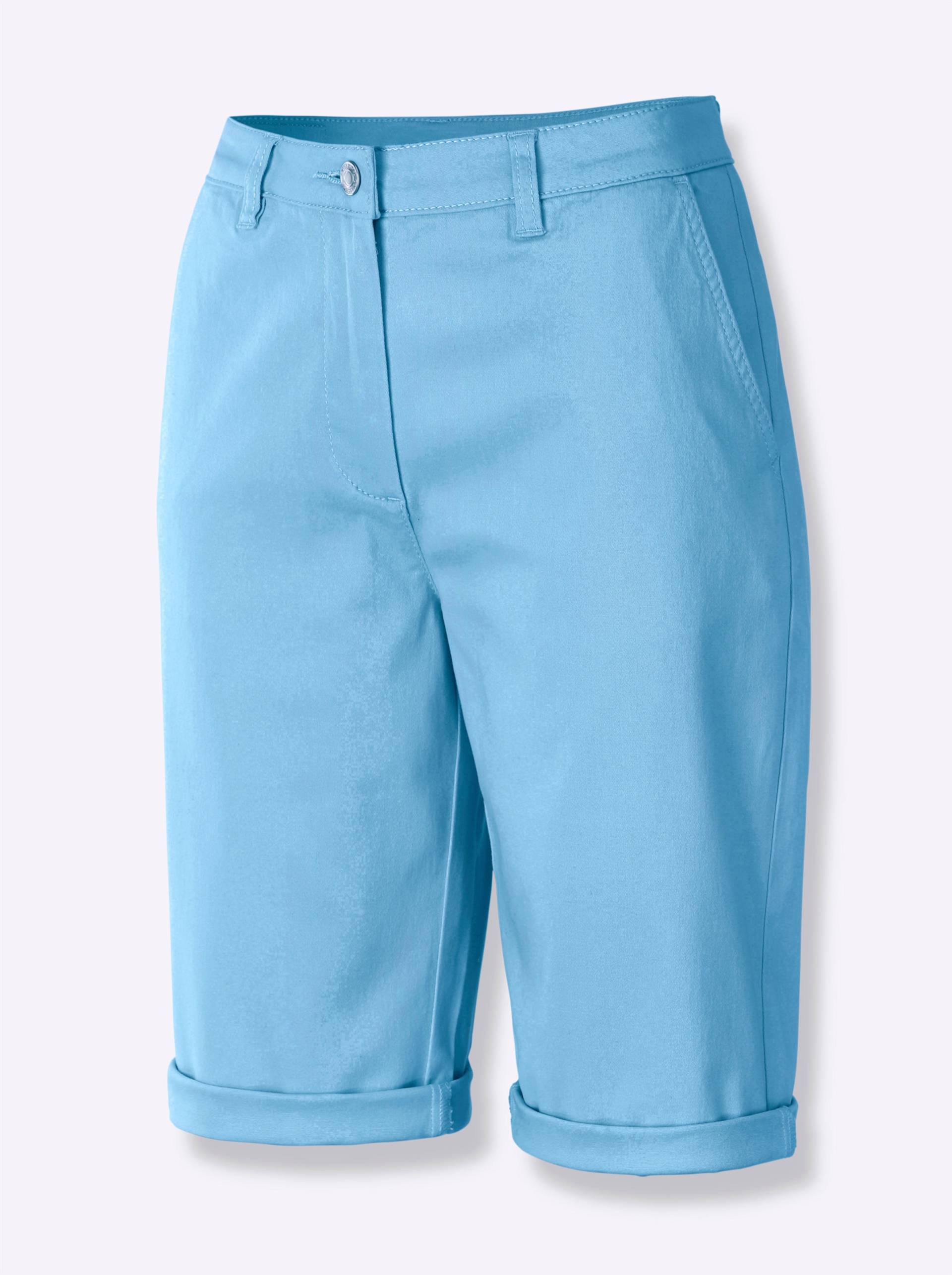 Bermuda-Jeans in aqua von heine
