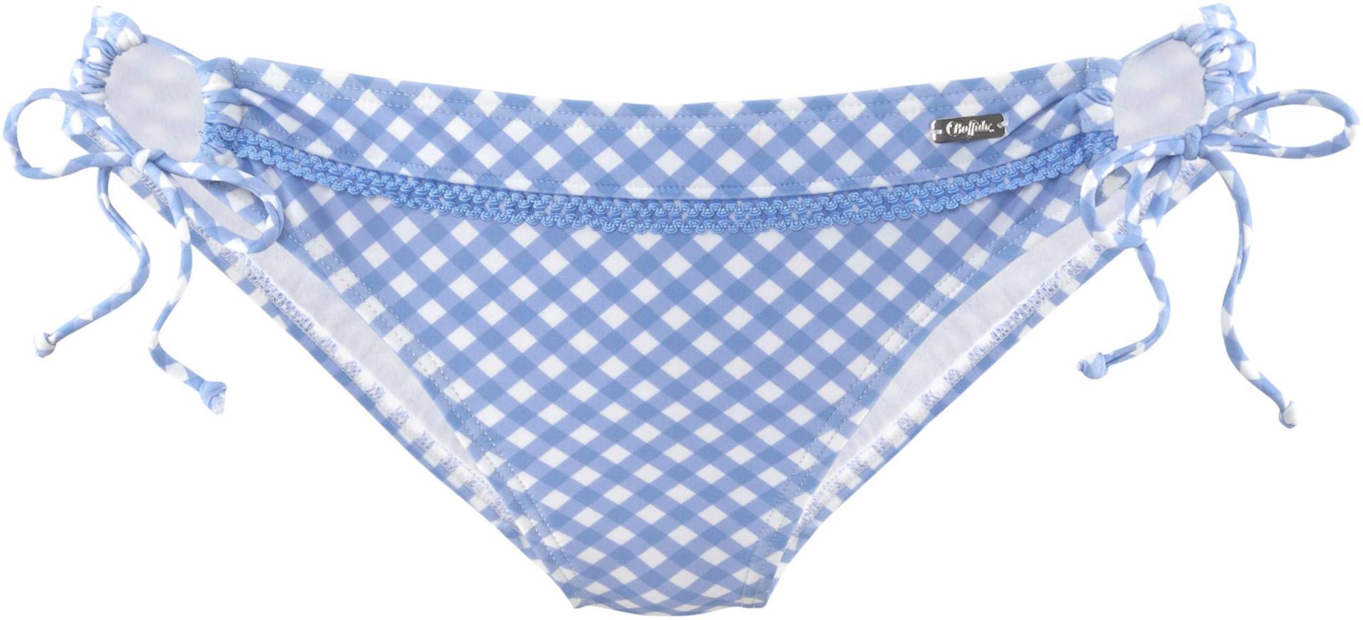 Bikini-Hose in hellblau-kariert von Buffalo