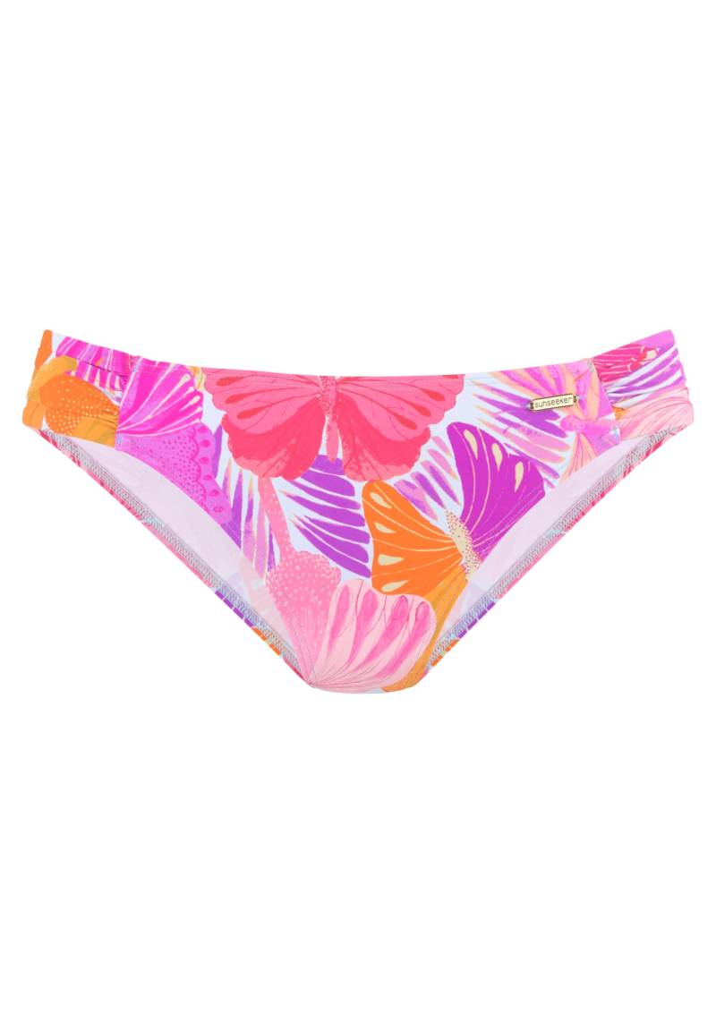 Bikini-Hose in lila-orange von Sunseeker