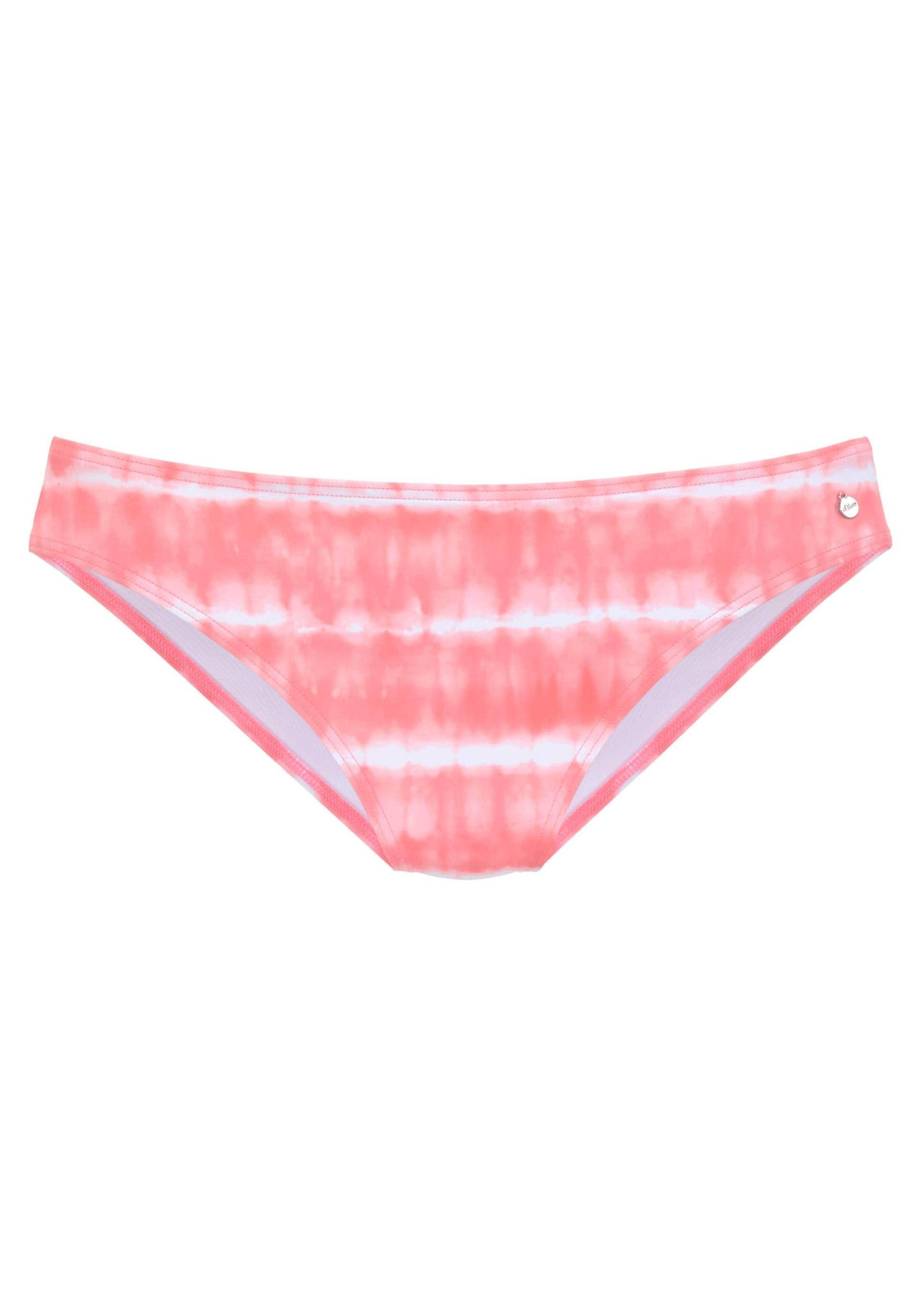 Bikini-Hose in lobster-weiss von s.Oliver