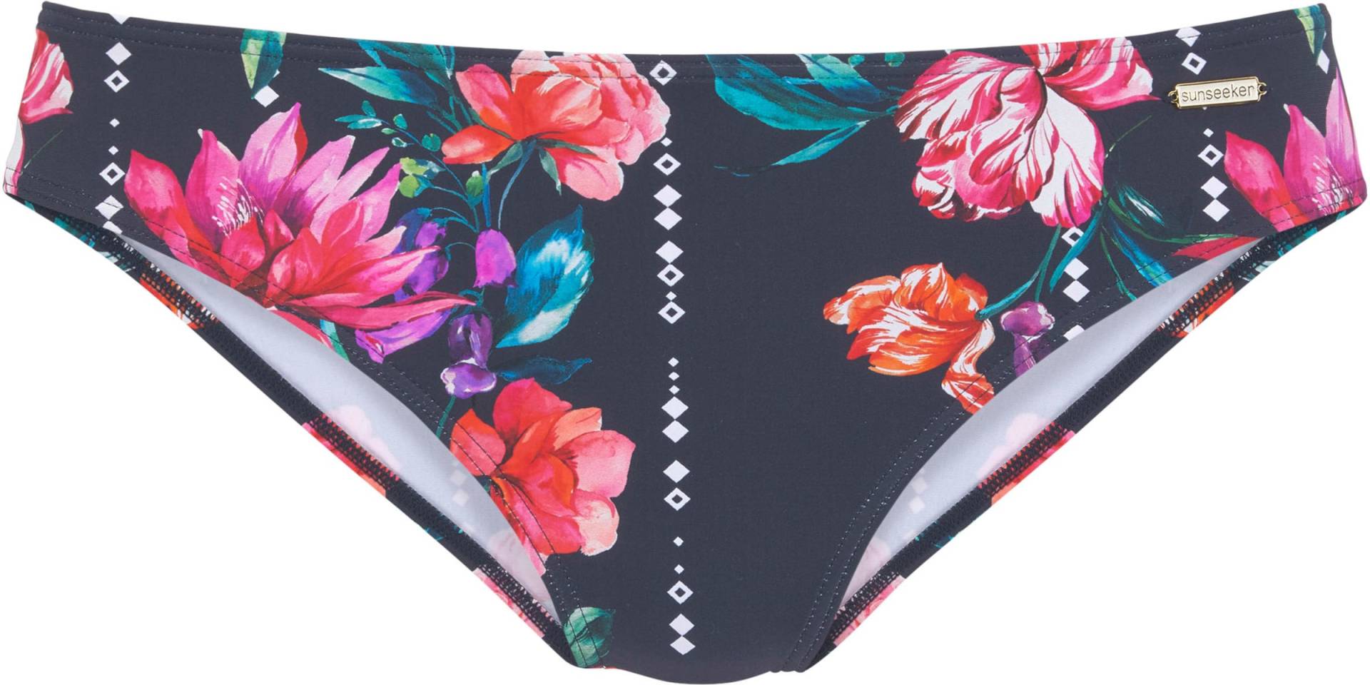 Bikini-Hose in marine-bedruckt von Sunseeker