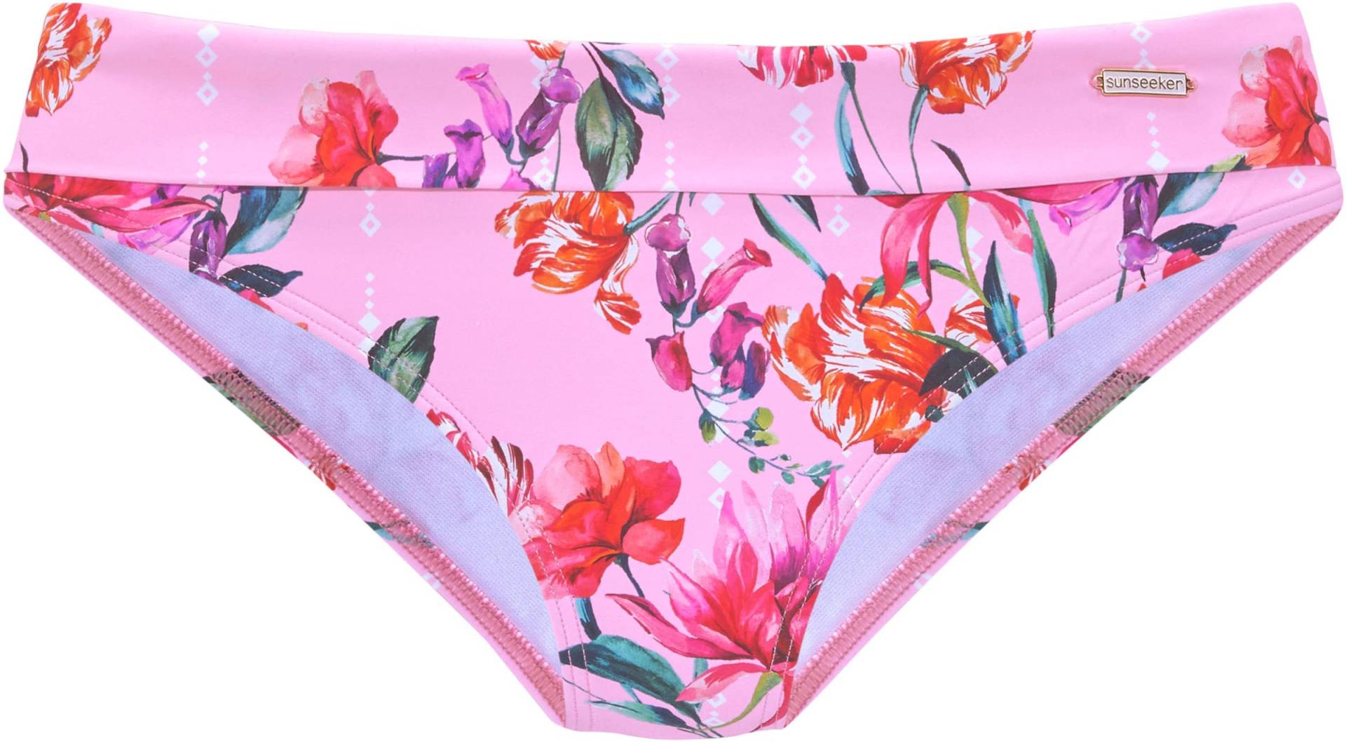 Bikini-Hose in rosa-bedruckt von Sunseeker