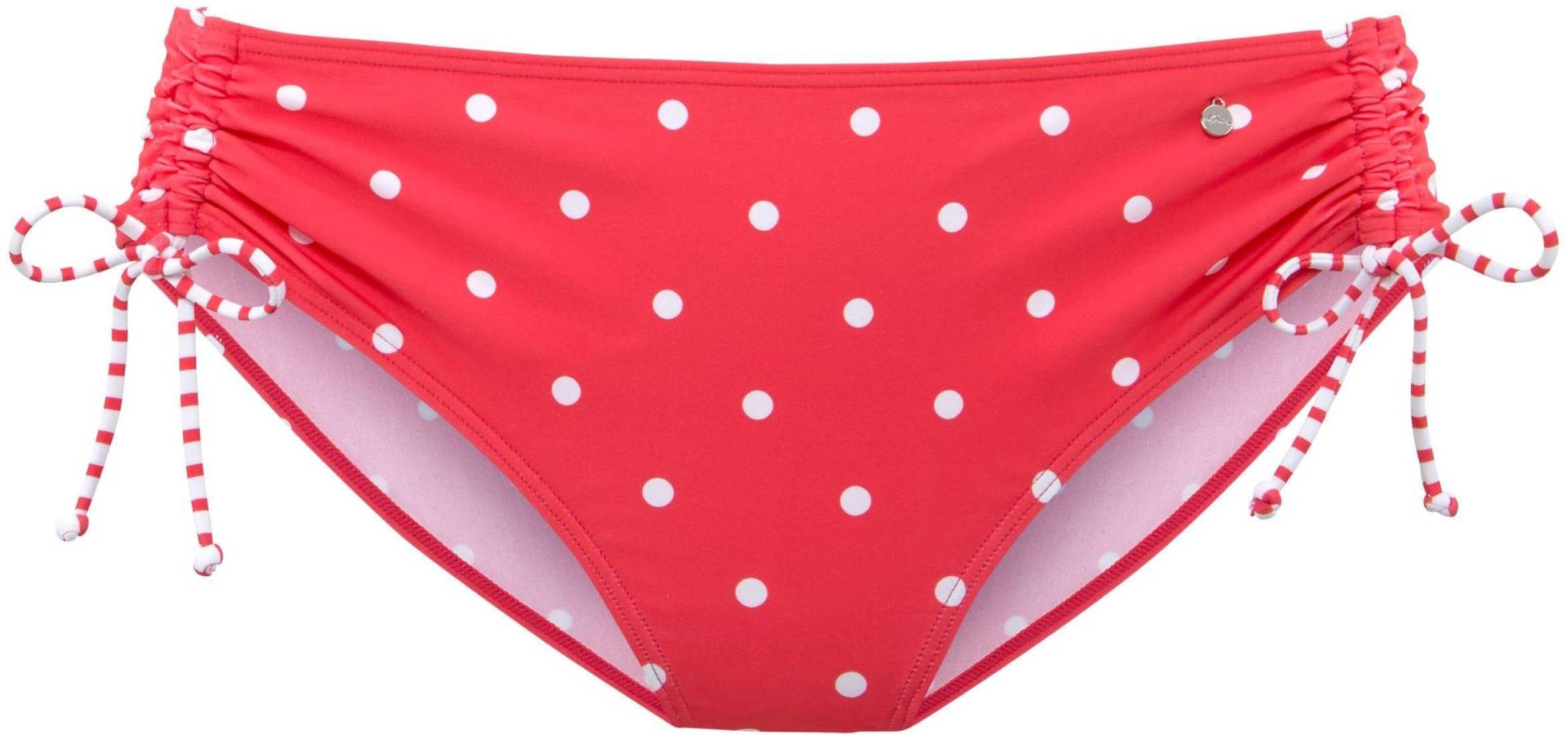 Bikini-Hose in rot-weiss von s.Oliver