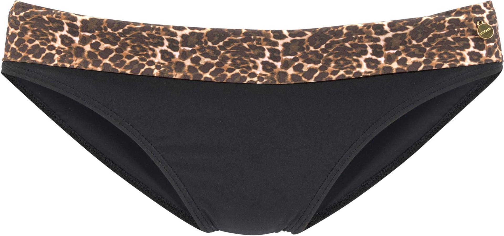 Bikini-Hose in schwarz-leo von LASCANA