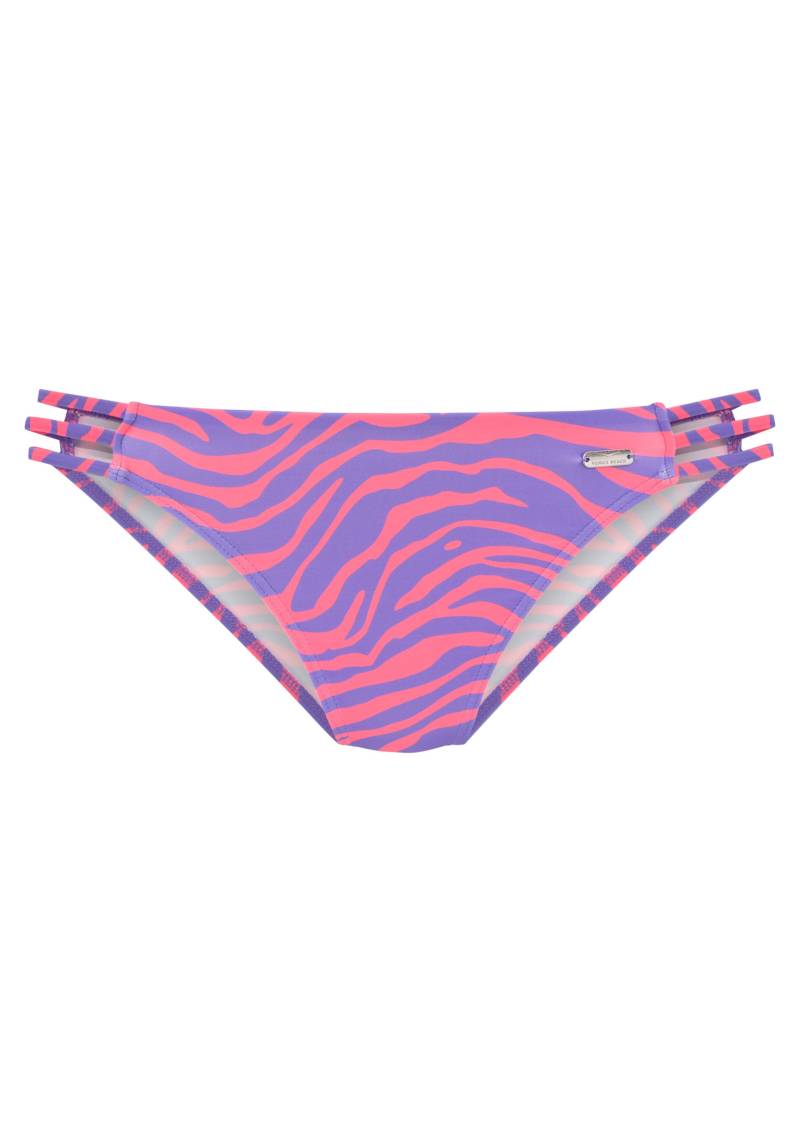 Bikini-Hose in violett-koralle von Venice Beach