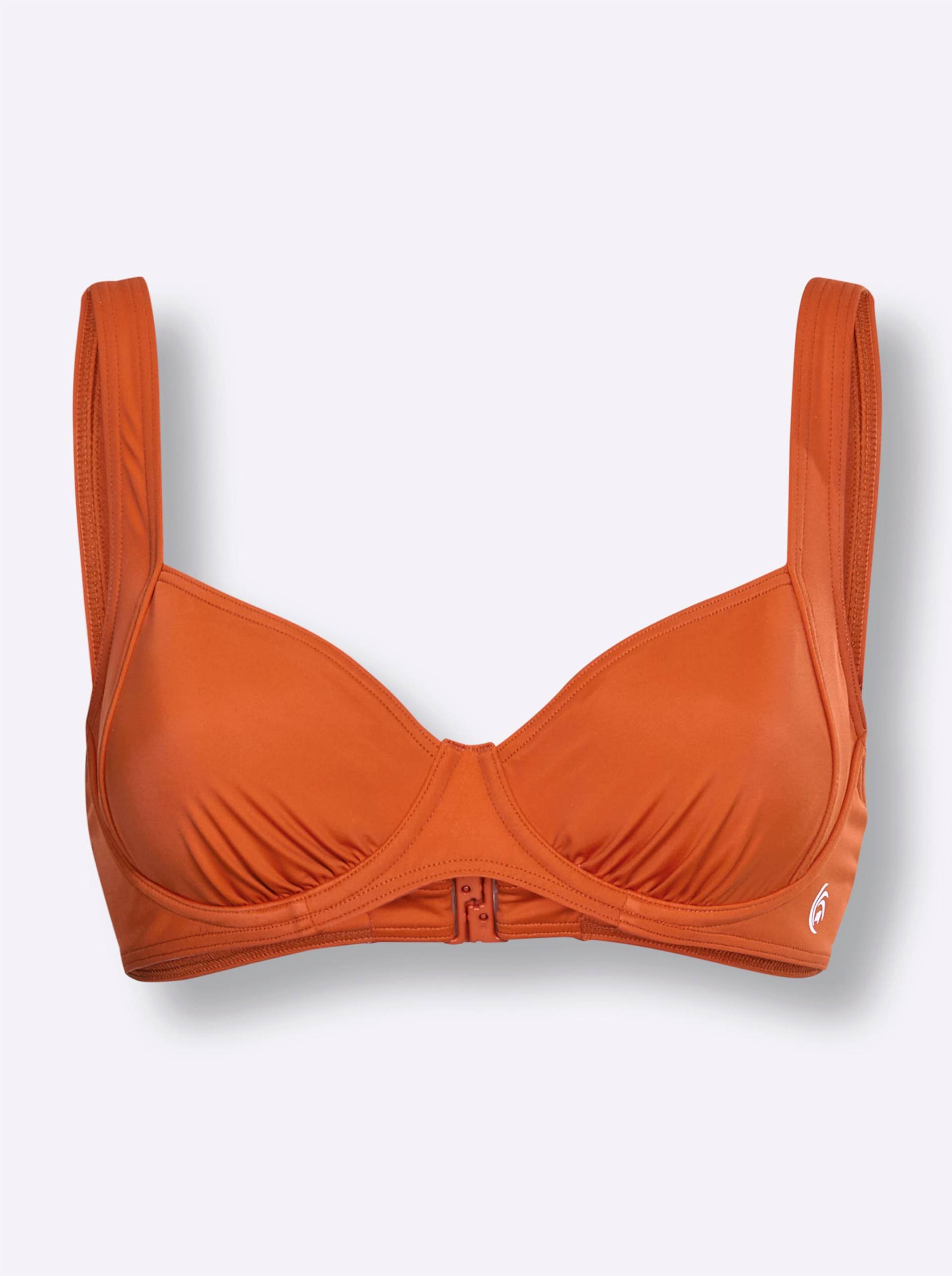 Bikini-Oberteil in orange von heine