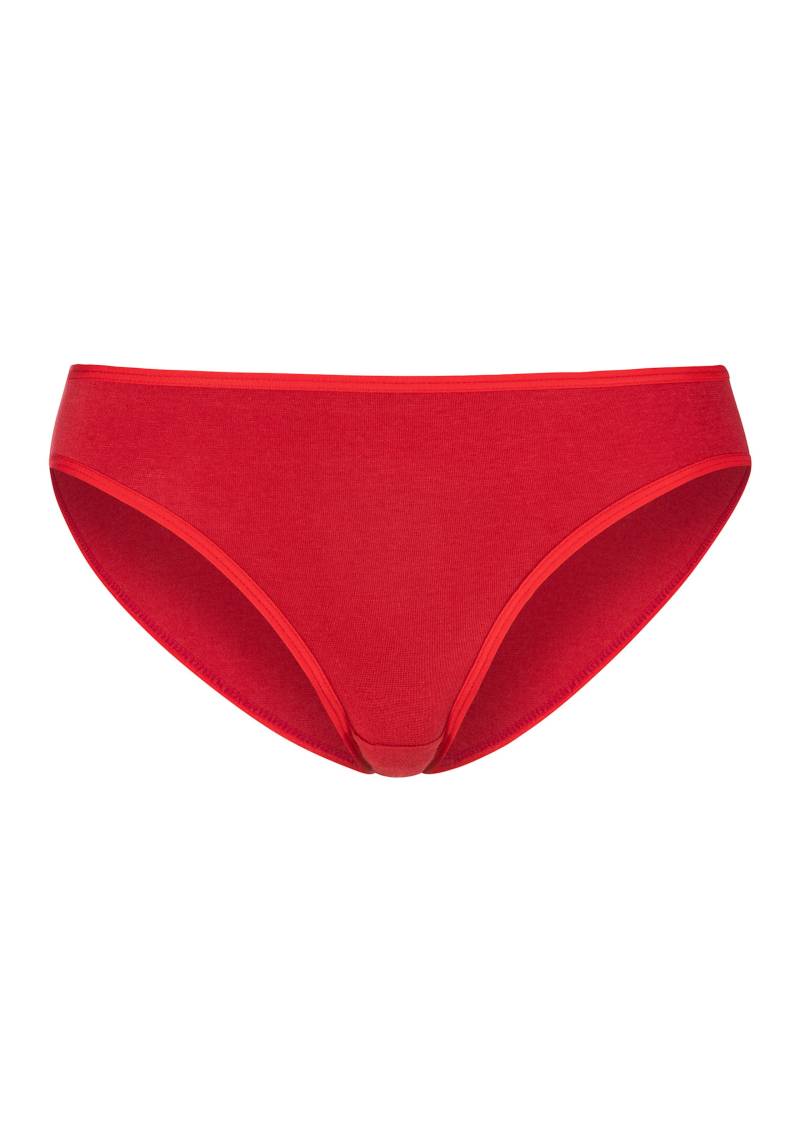 Bikinislip in rot, schwarz, weiss, grau-meliert, navy von petite fleur