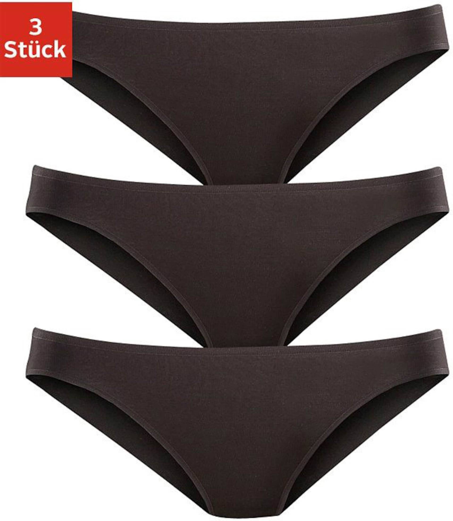 Bikinislip in schwarz von LASCANA