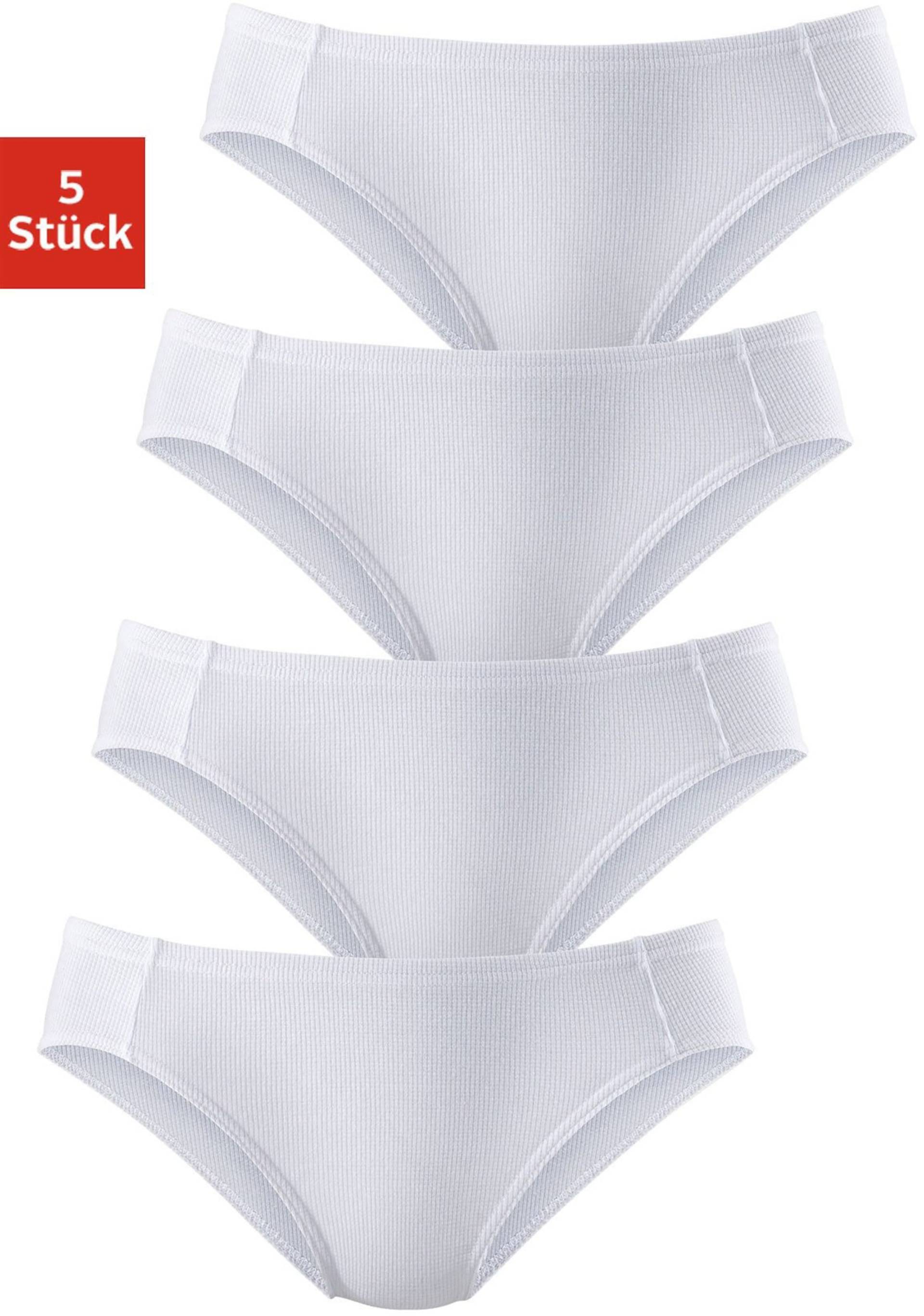 Bikinislip in weiss von petite fleur