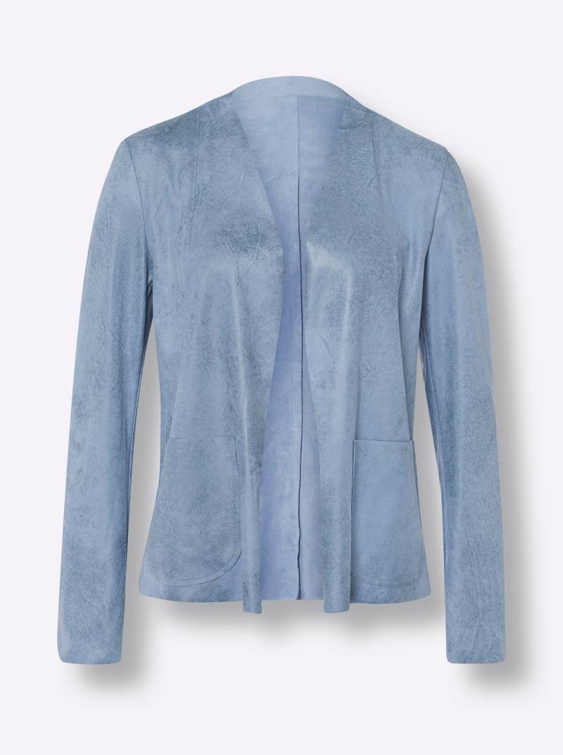 Lederimitat-Blazer