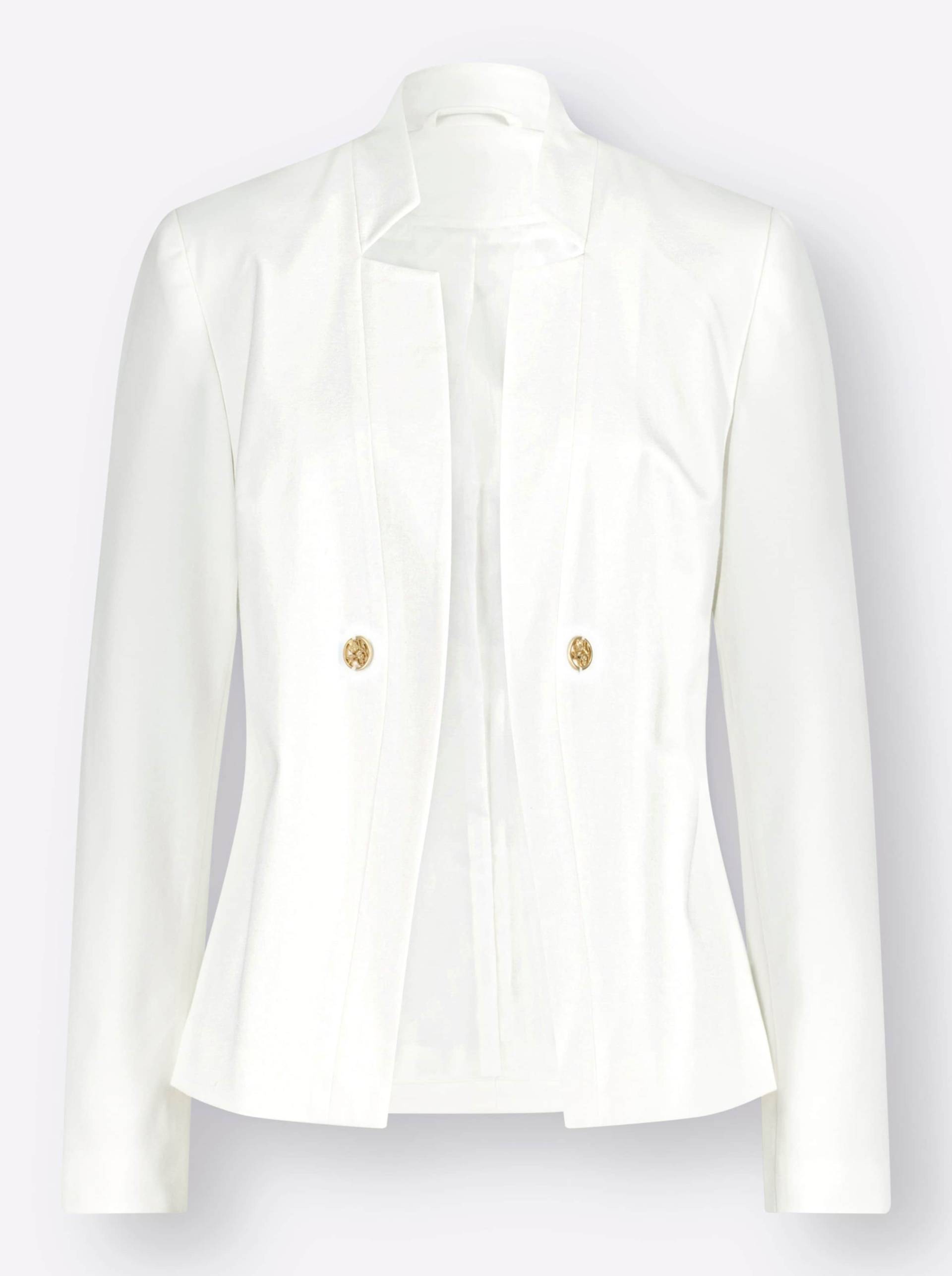 Blazer in ecru von heine