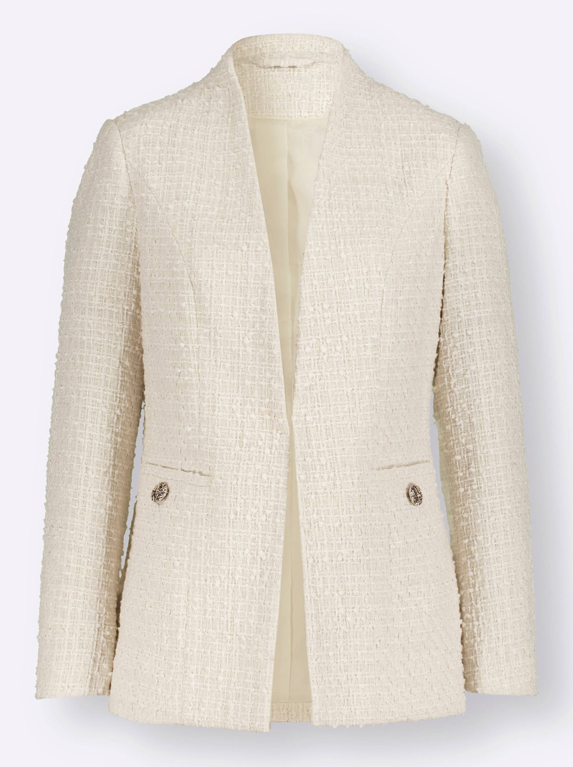 Blazer in ecru von heine