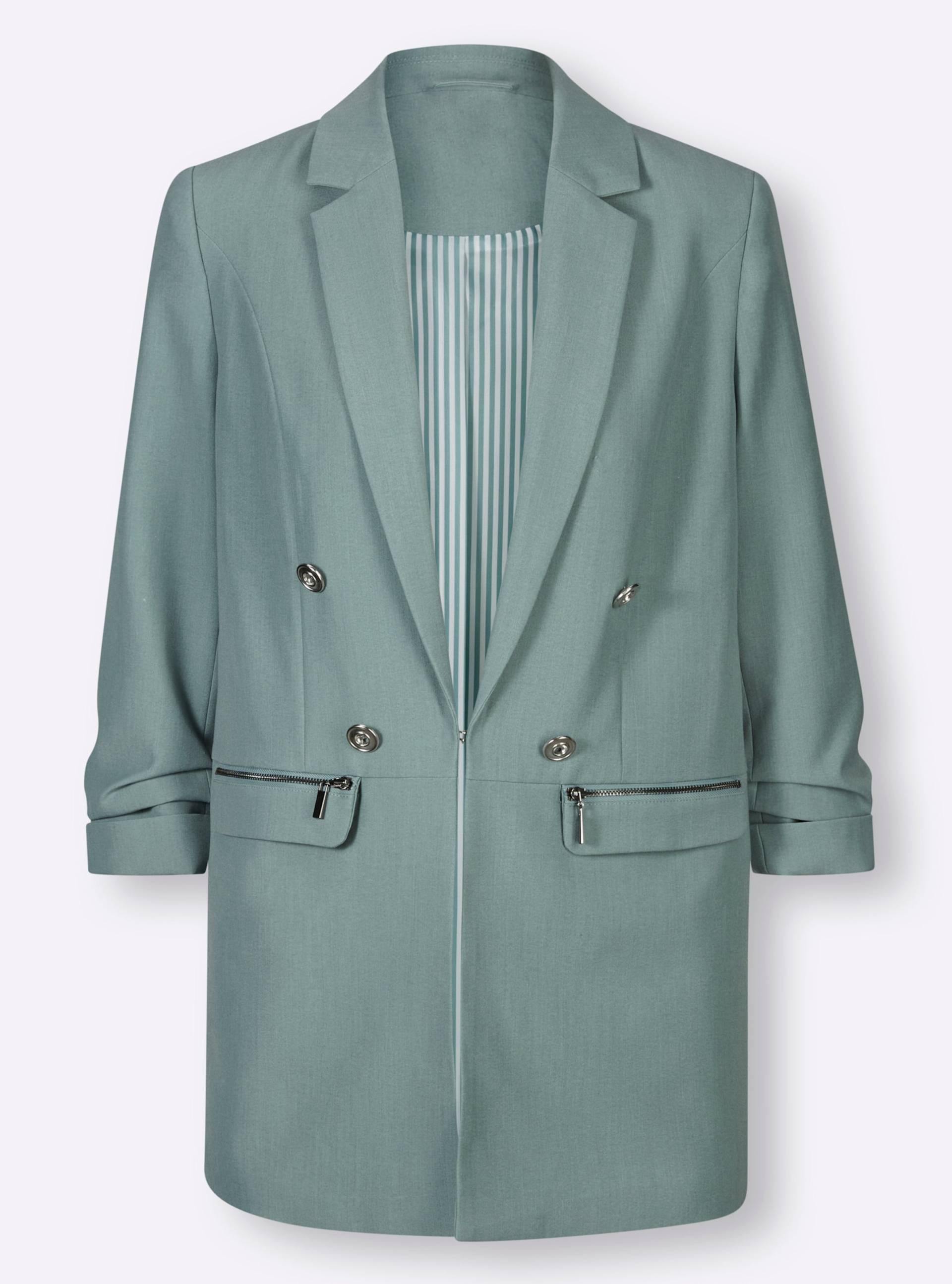 Blazer in jade von heine