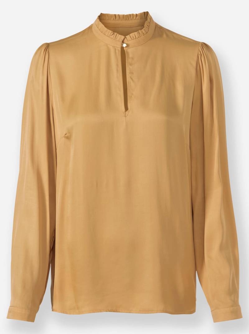 Bluse mit Stehkragen