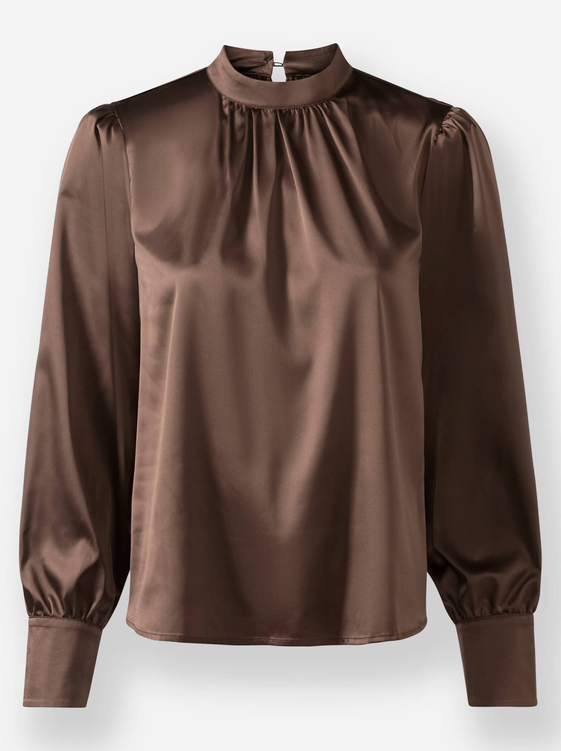 Bluse mit Stehkragen Bluse mit Stehkragen