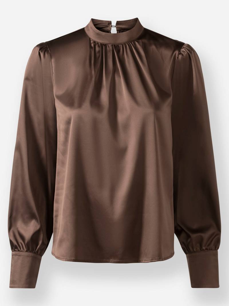 Bluse mit Stehkragen