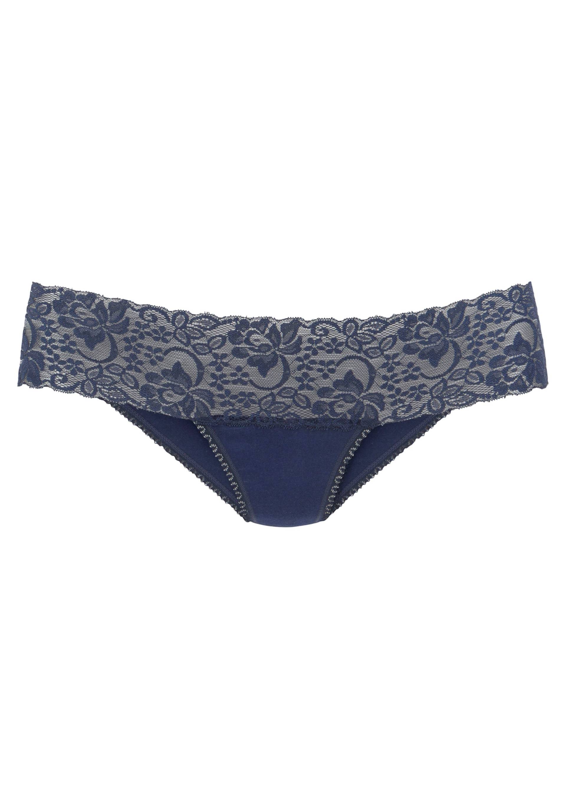 Brasilslip in eisblau, rauchblau, navy von Vivance