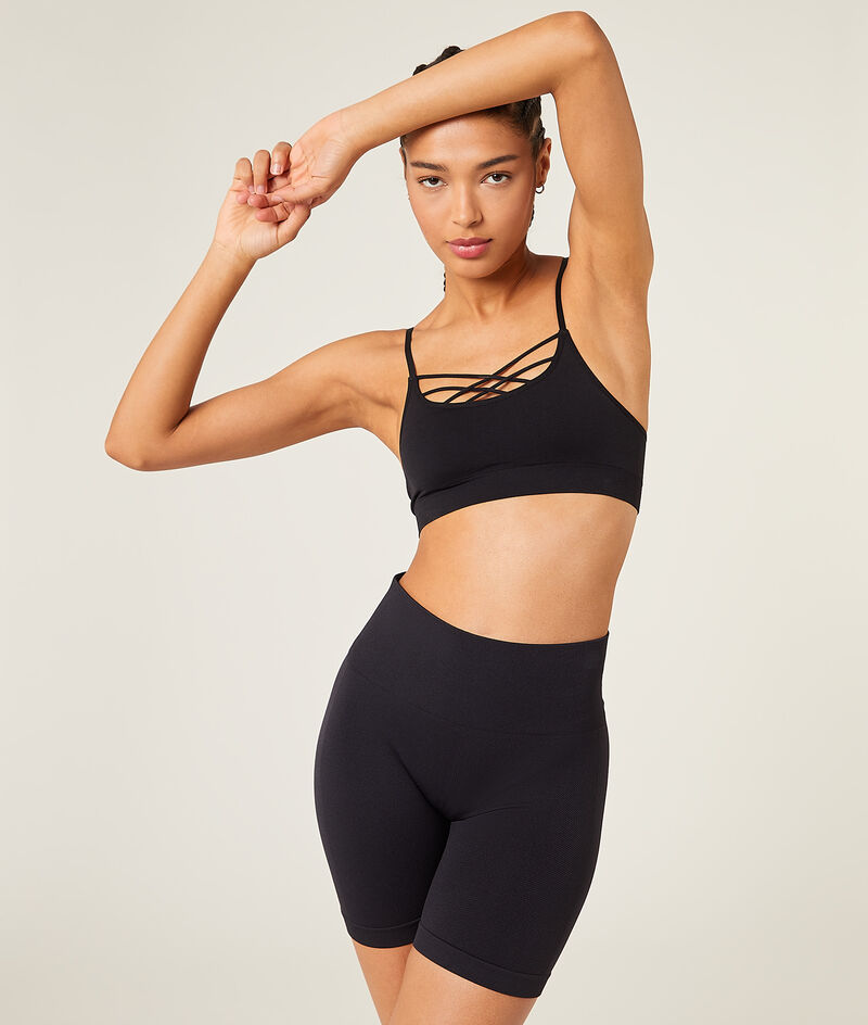 Yoga-bustier  mittlerer halt