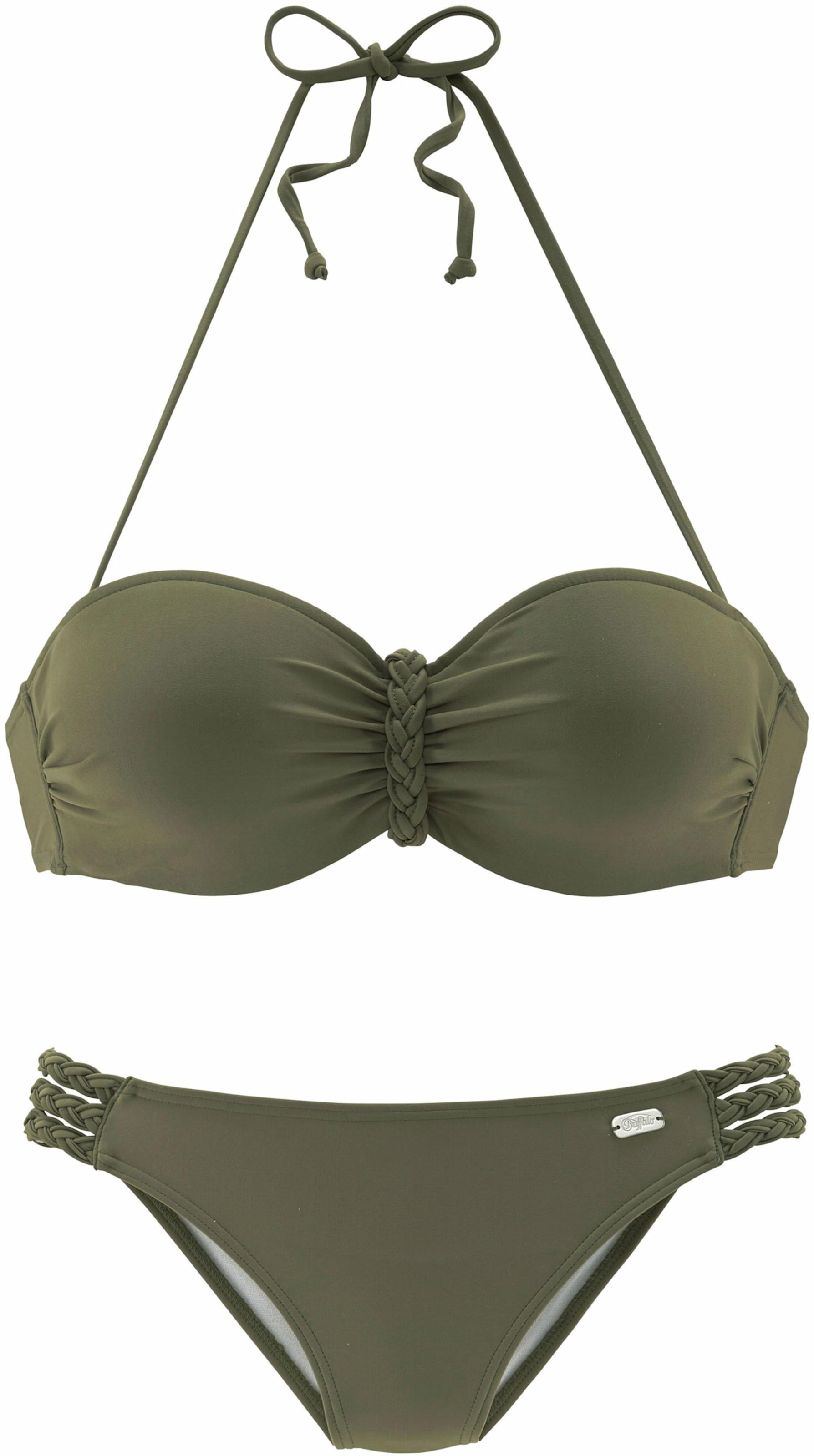 Bügel-Bandeau-Bikini in oliv von Buffalo