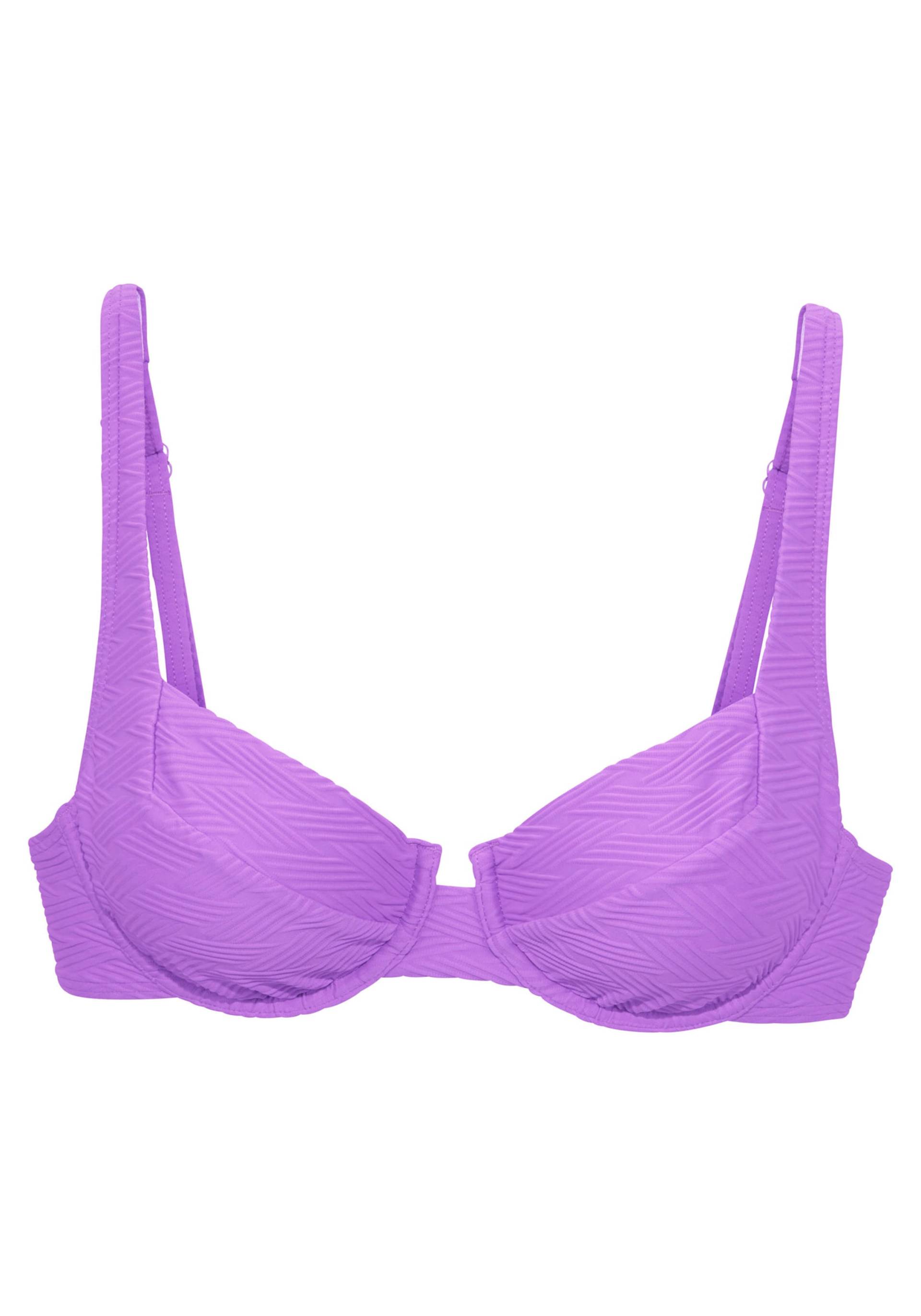 Bügel-Bikini-Top in lila von Sunseeker
