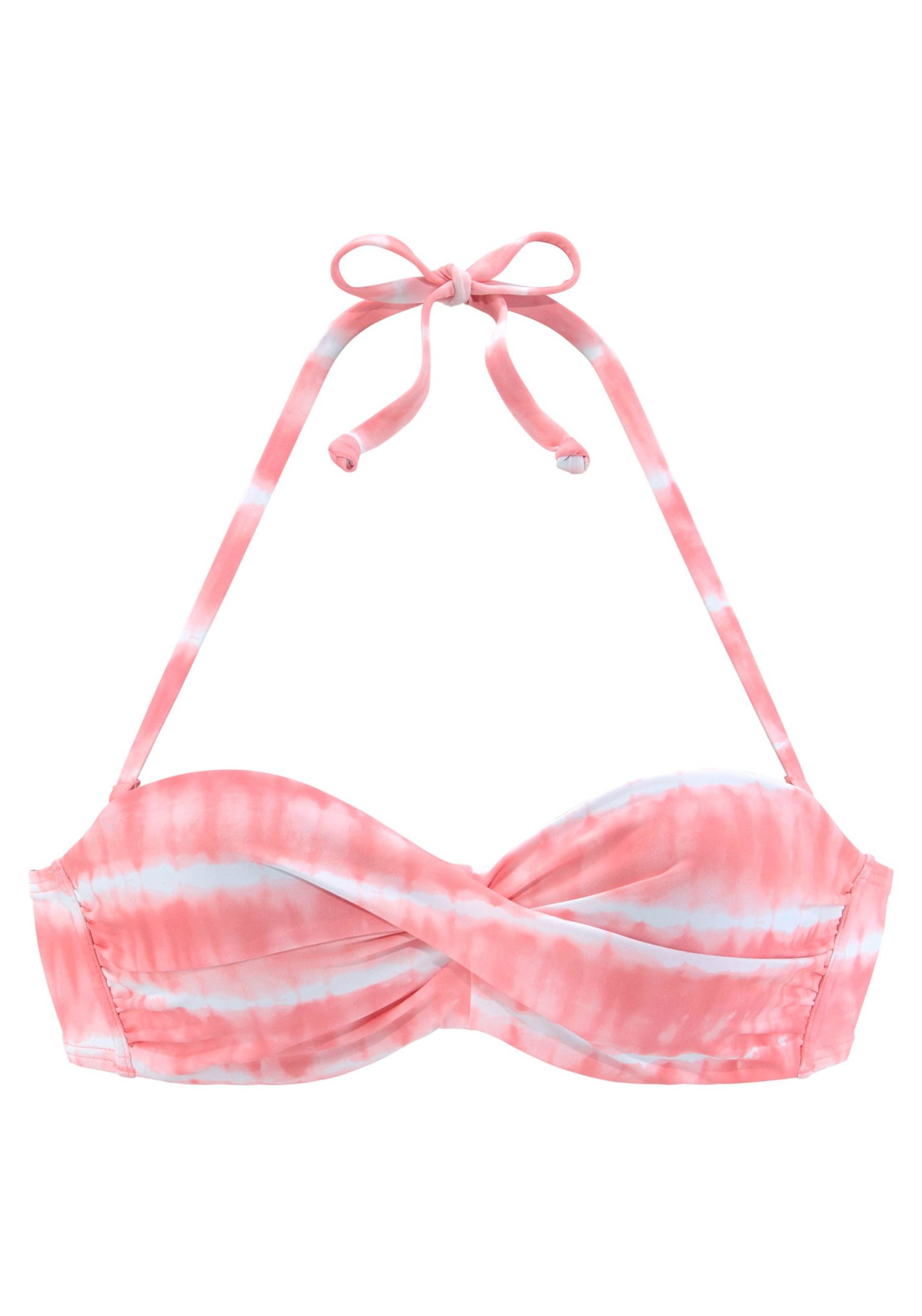 Bügel-Bikini-Top in lobster-weiss von s.Oliver