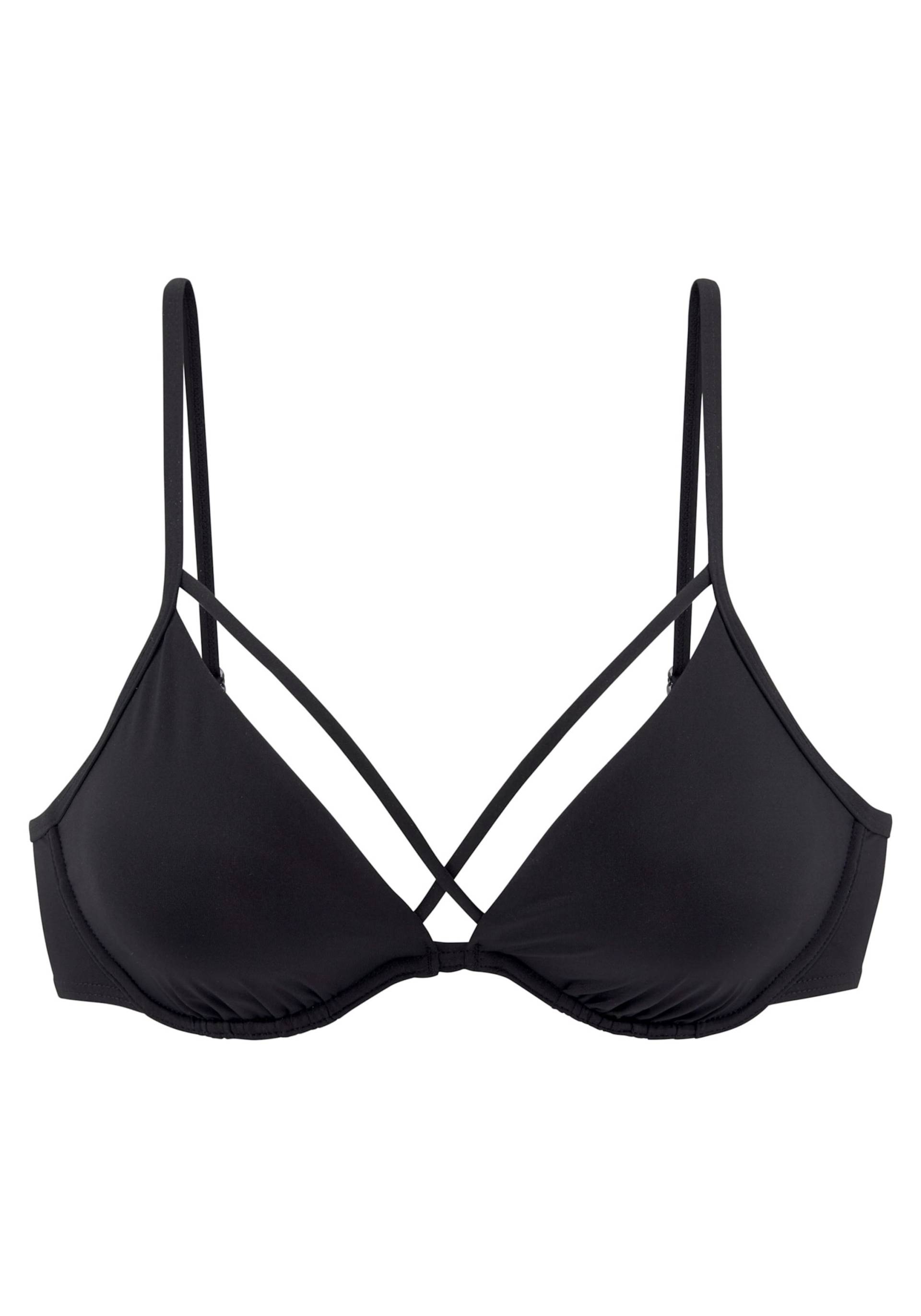 Bügel-Bikini-Top in schwarz von LASCANA