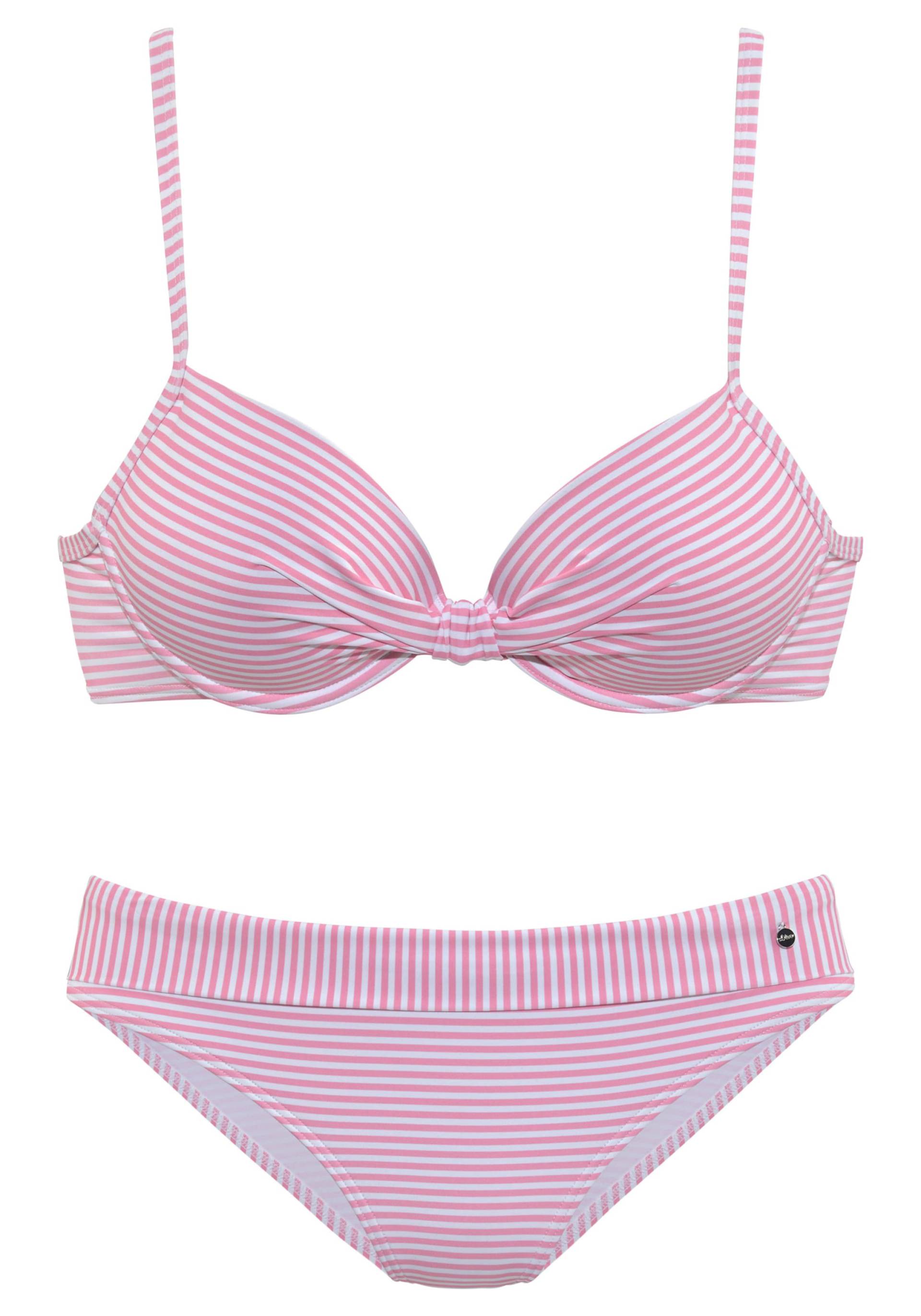 Bügel-Bikini in rosé-weiss von s.Oliver