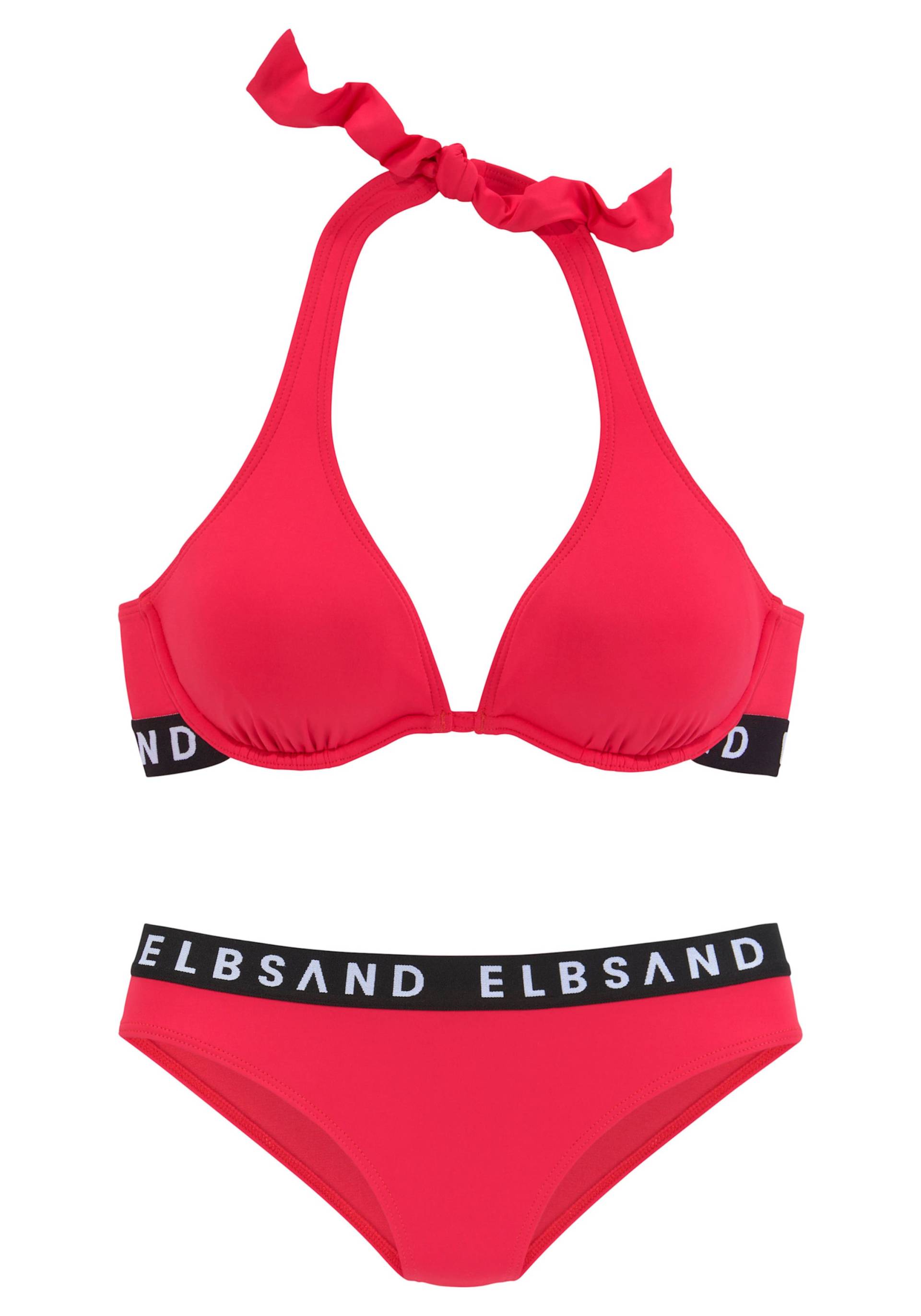 Bügel-Bikini in rot von Elbsand