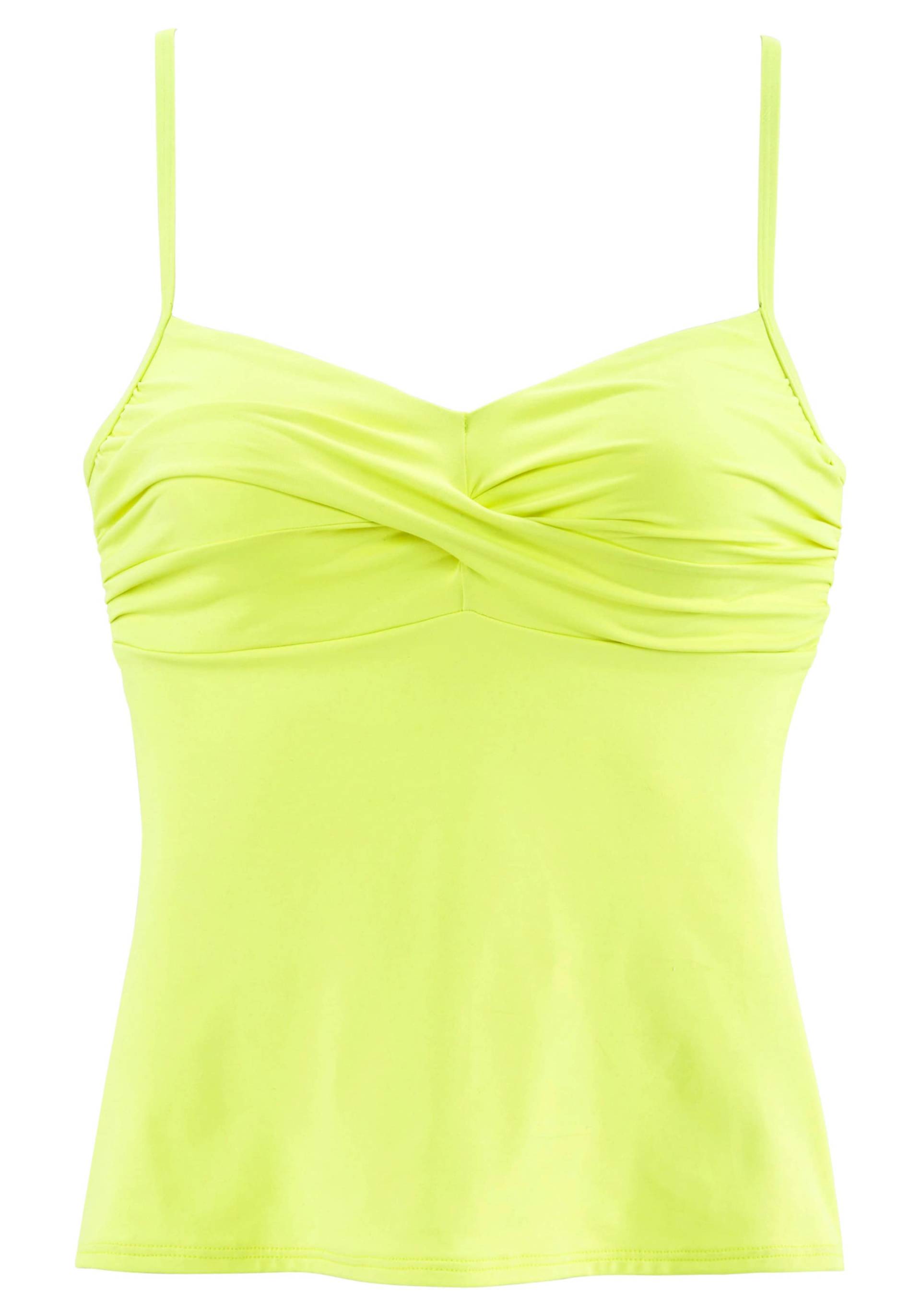 Bügel-Tankini-Top in lime von s.Oliver