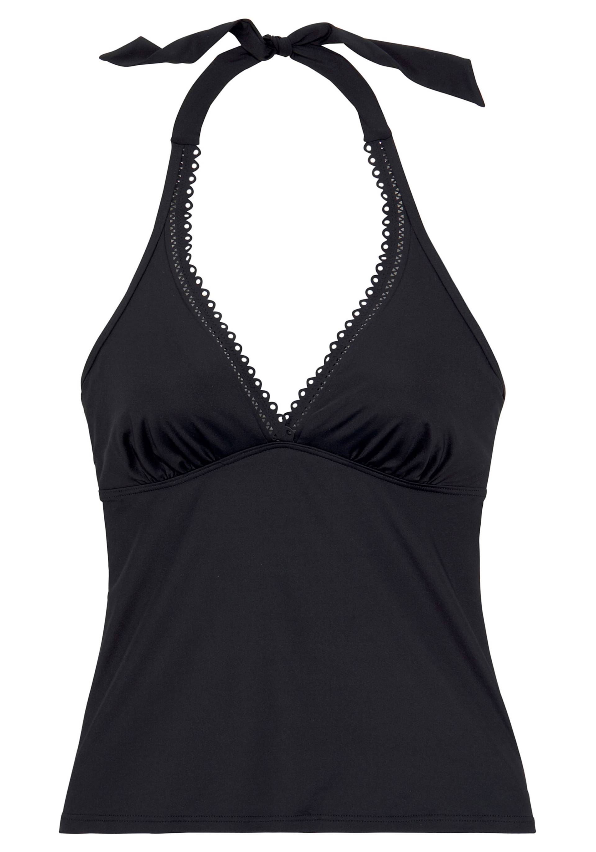 Bügel-Tankini-Top in schwarz von s.Oliver