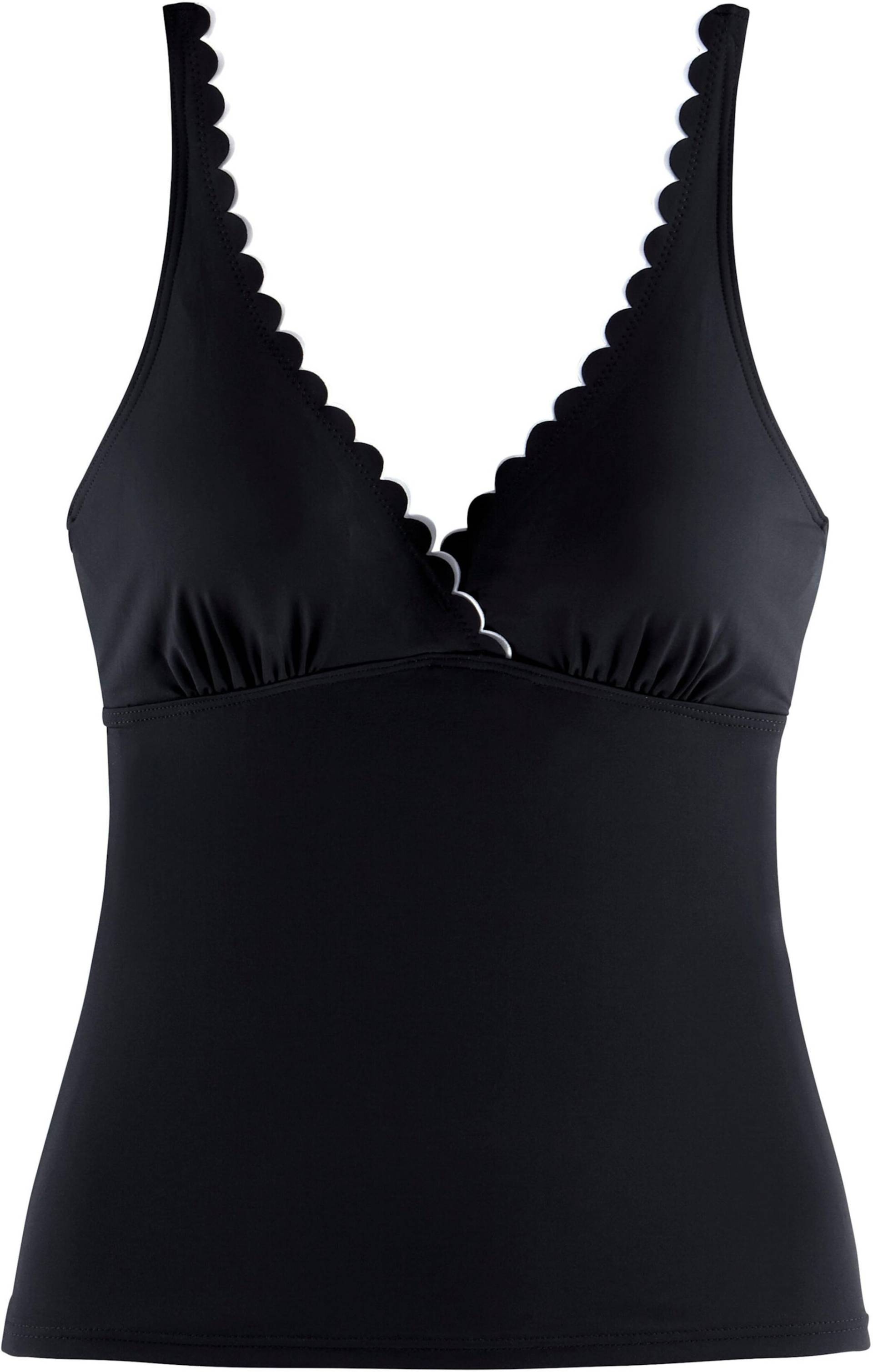 Bügel-Tankini-Top in schwarz-weiss von LASCANA