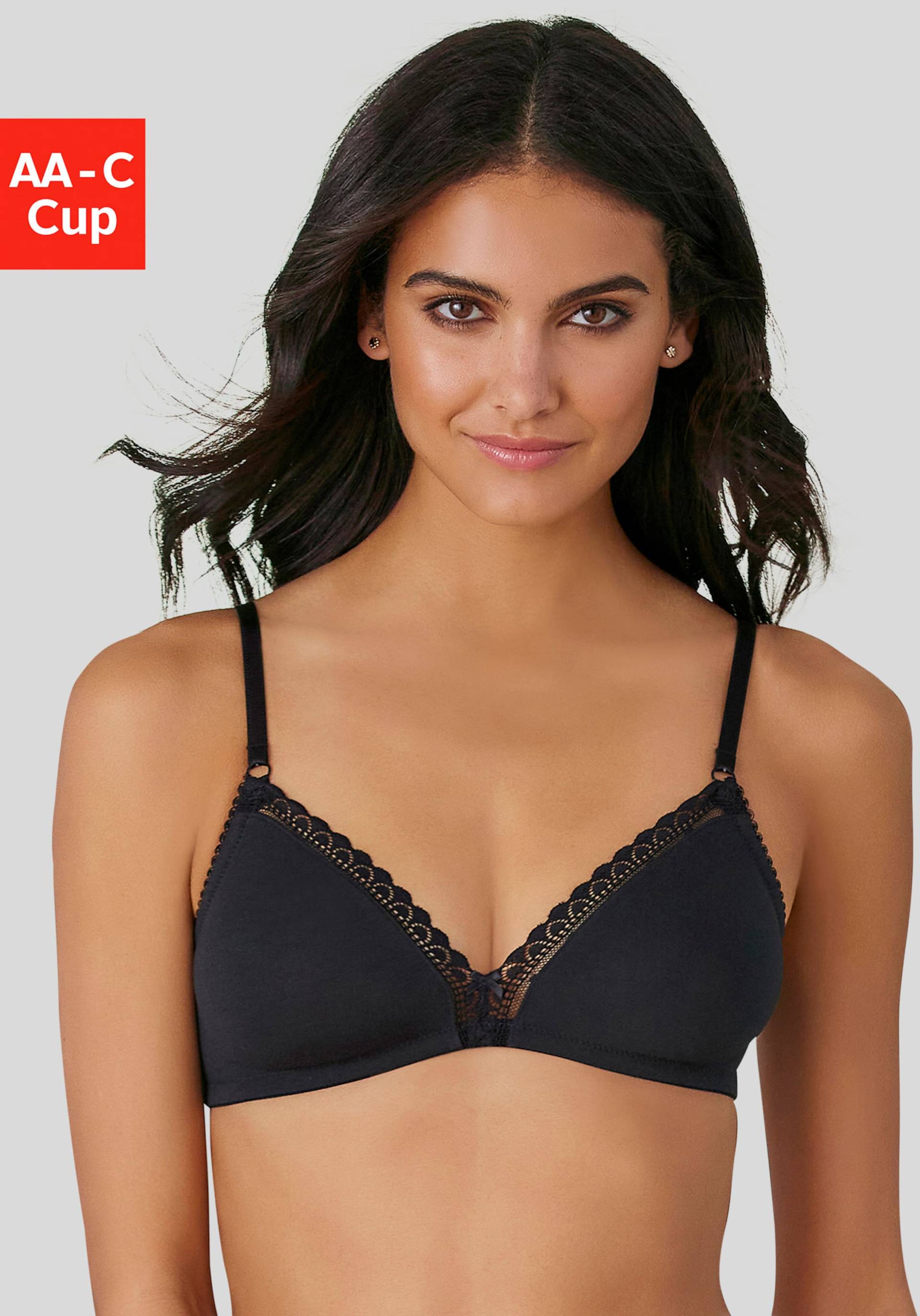 Bralette-BH in schwarz von LASCANA