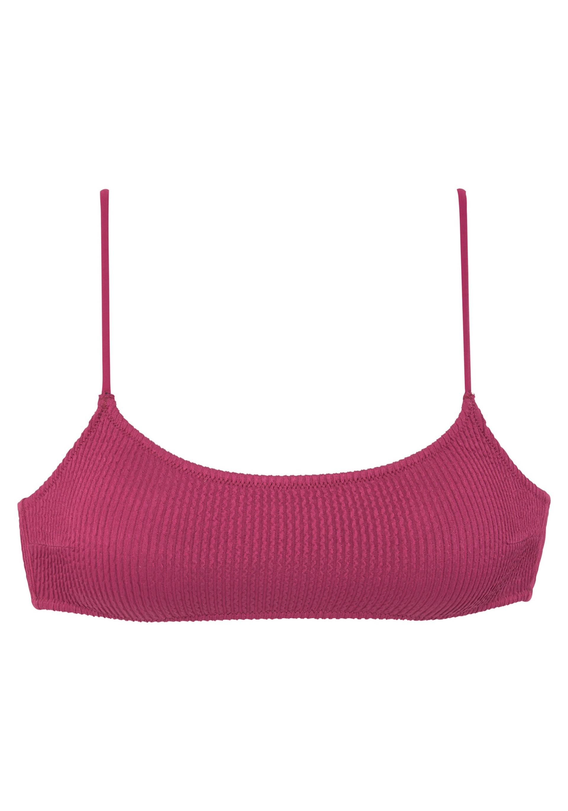 Bustier-Bikini-Top in bordeaux von Vivance