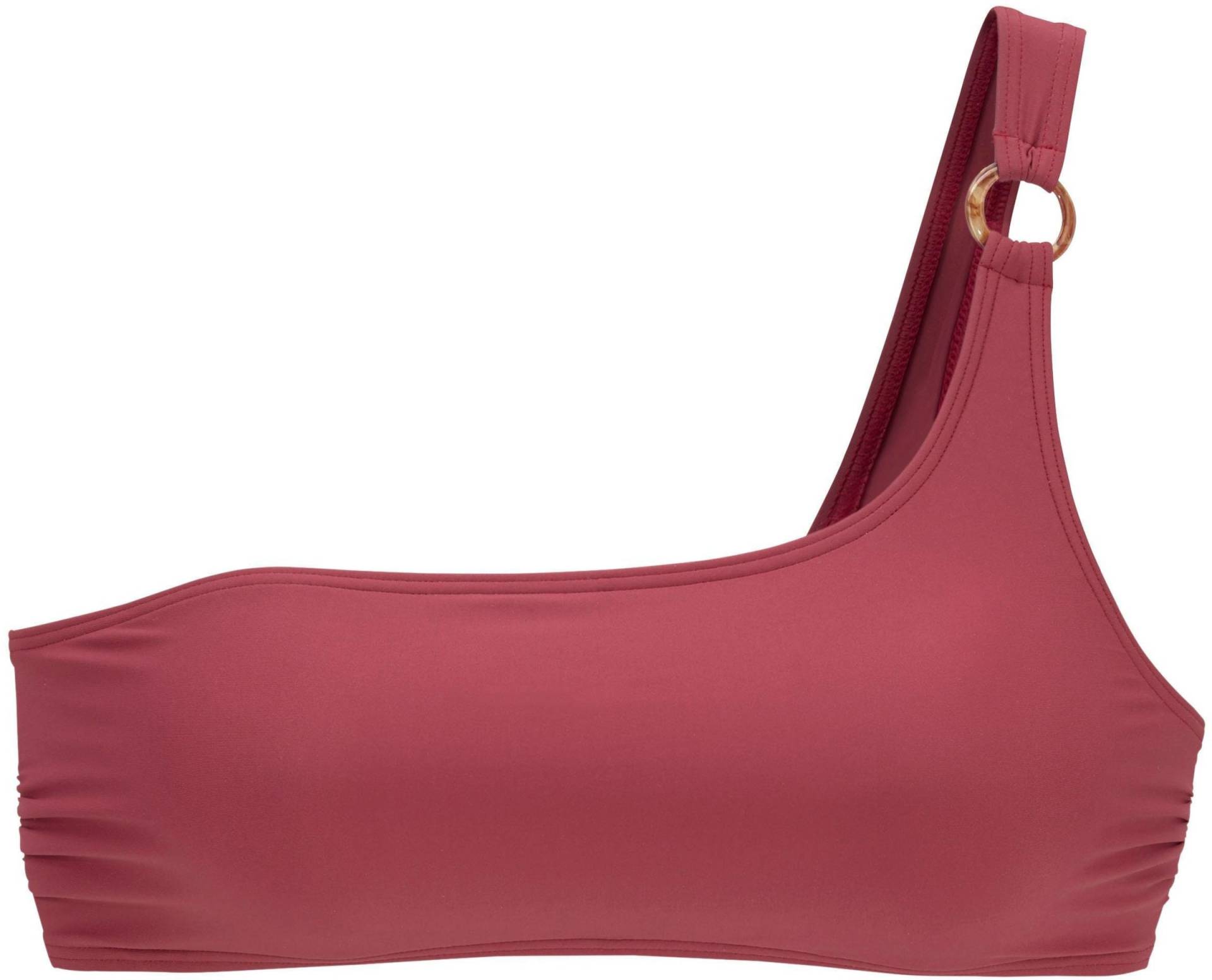 Bustier-Bikini-Top in rostrot von s.Oliver